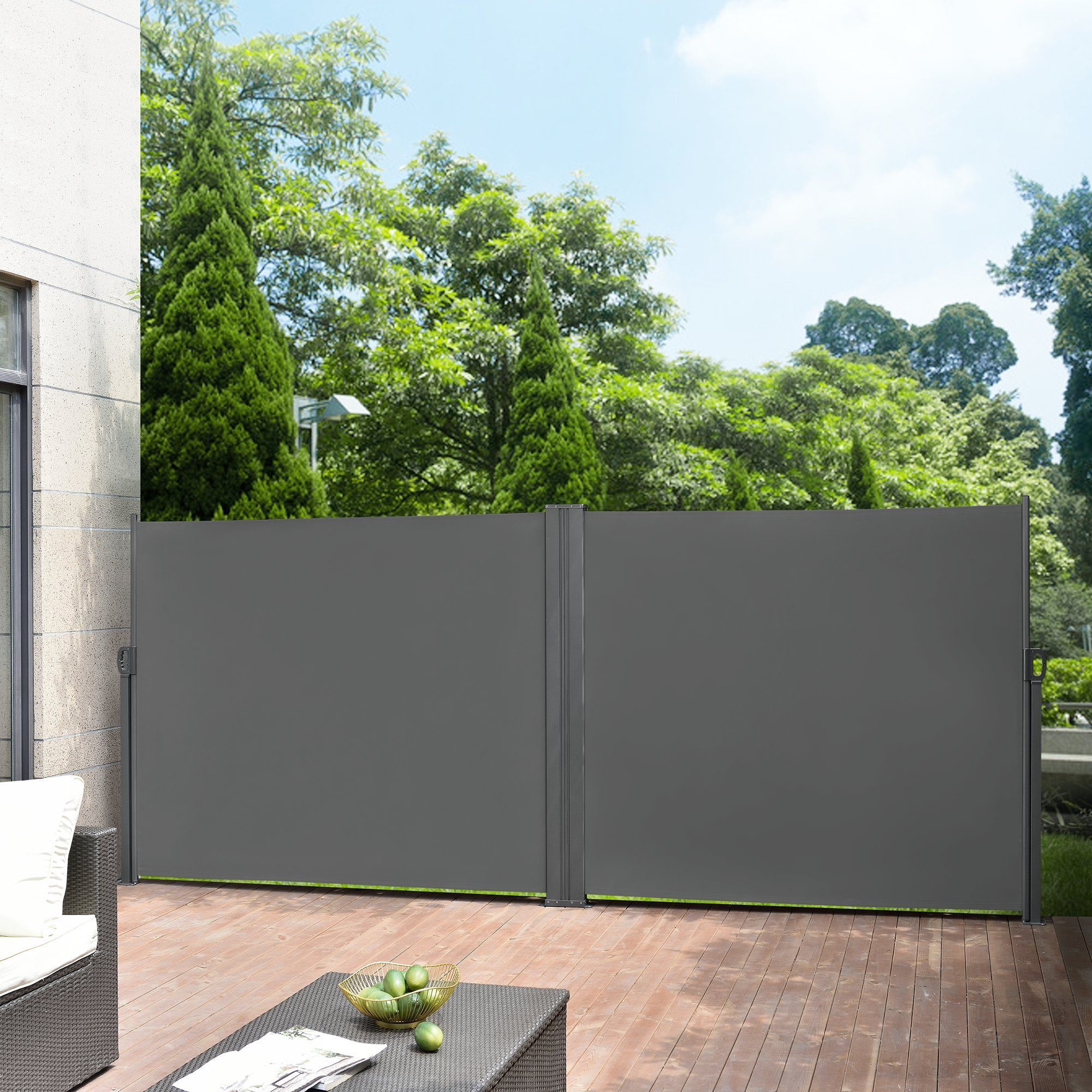 pro.tec Seitenarmmarkise Alcazaba Doppelmarkise 160x600 cm günstig online kaufen