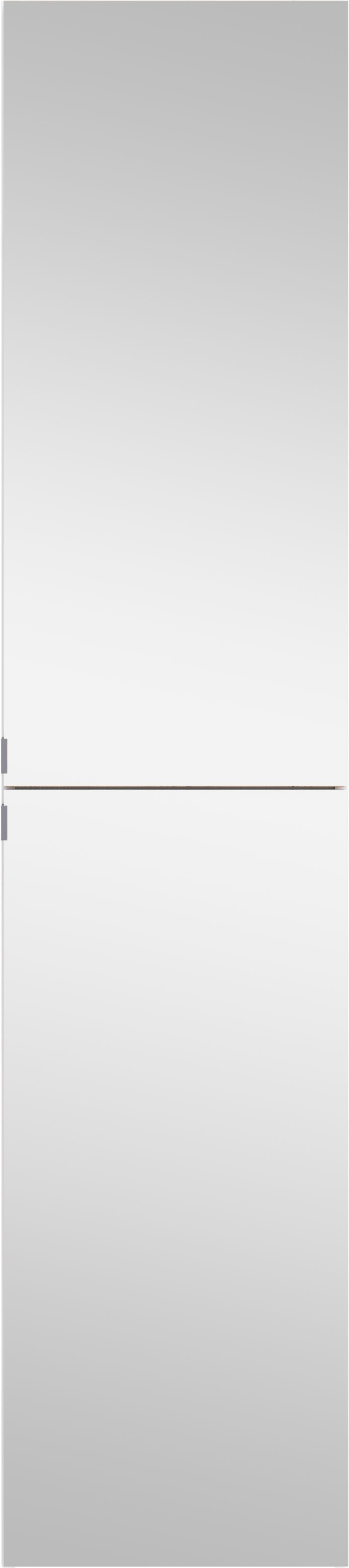 welltime Spiegelschrank TRIENT, Seiten-Spiegelschrank 40 cm, gedämpfte Scharniere (Maße (B/H/T): ca. 40/180/35 cm) matt weiß/Wildeiche, gedämpfte Scharniere