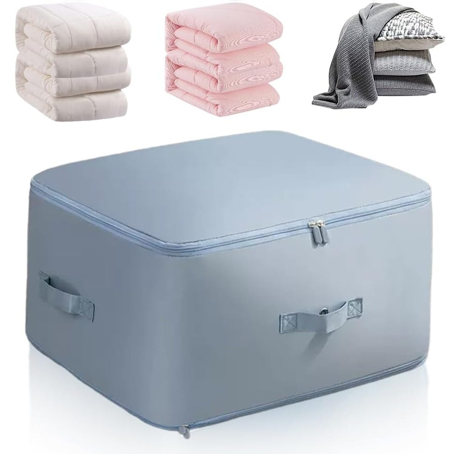 TUWENA Unterbettkommode Selbst komprimierender Organizer, Beutel, Bewegliche Organizer Taschen, Für Bettdecken Kleidung Decken Platzsparender