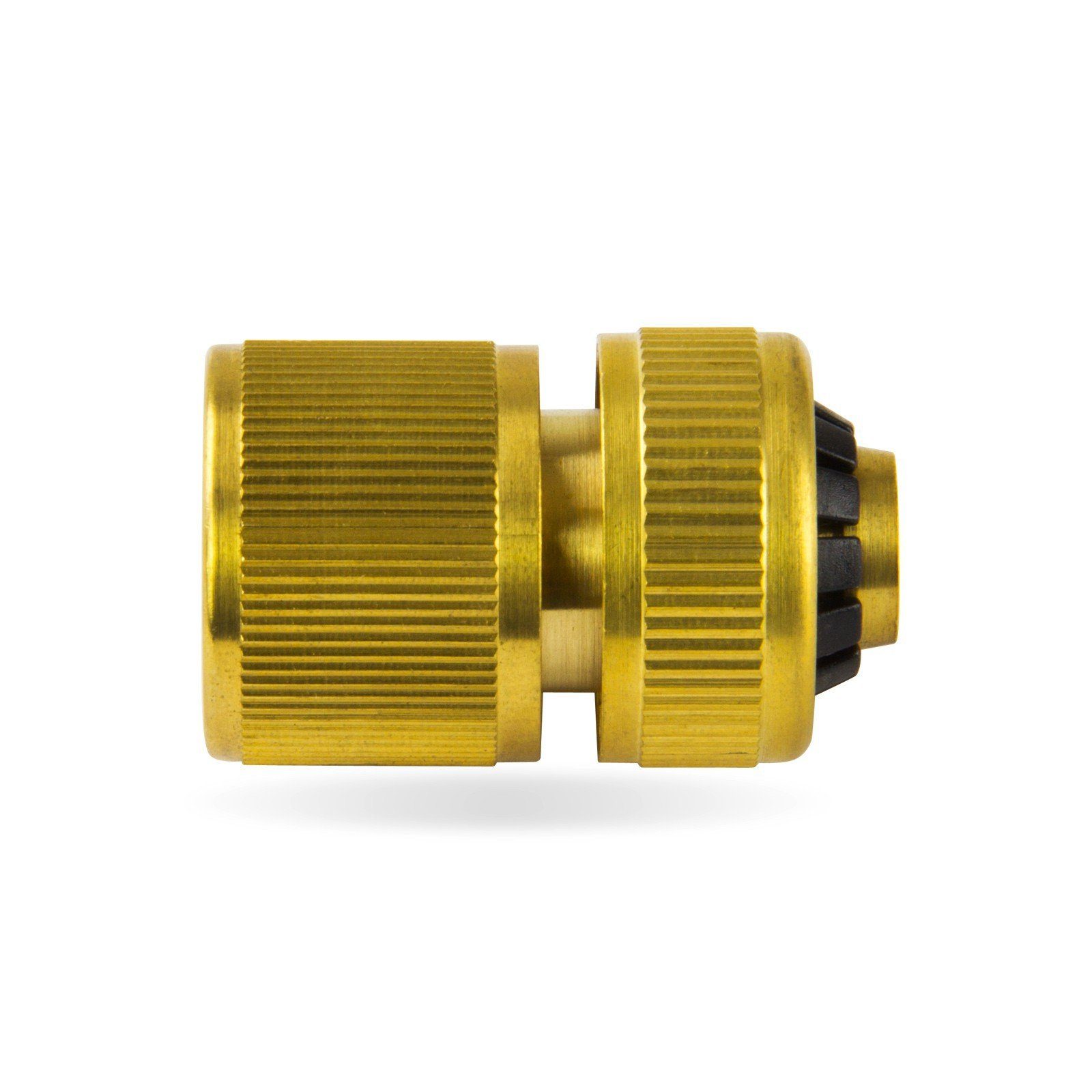 puteus Schlauchadapter Messing Schlauchverbinder 1/2 Zoll 13mm mit Wasserstop