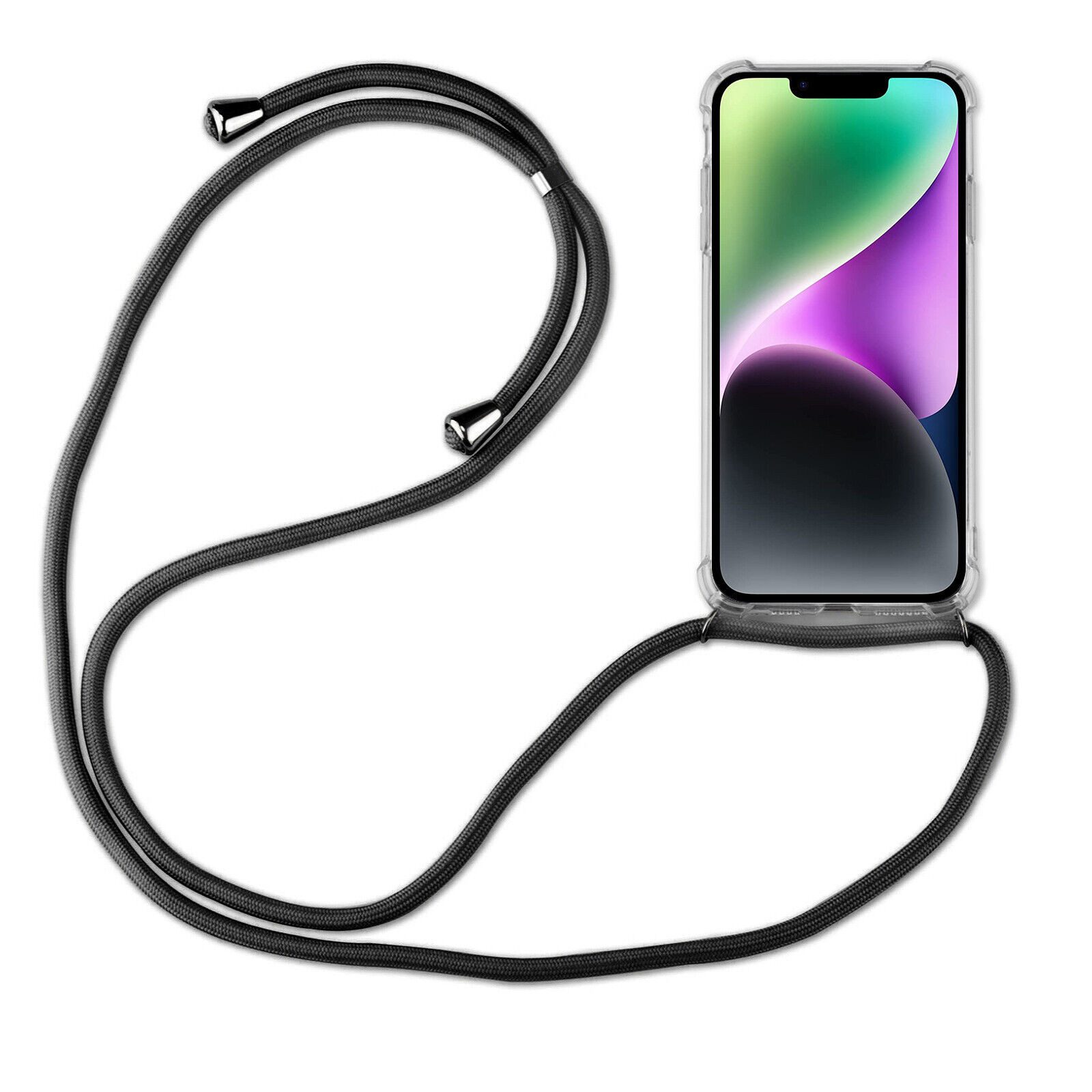 betterfon Handykette für Apple iPhone 14 Handyhülle mit Band & Kordel, Hände frei – mit Schnur & Silikonhülle für Job, Haushalt & mehr