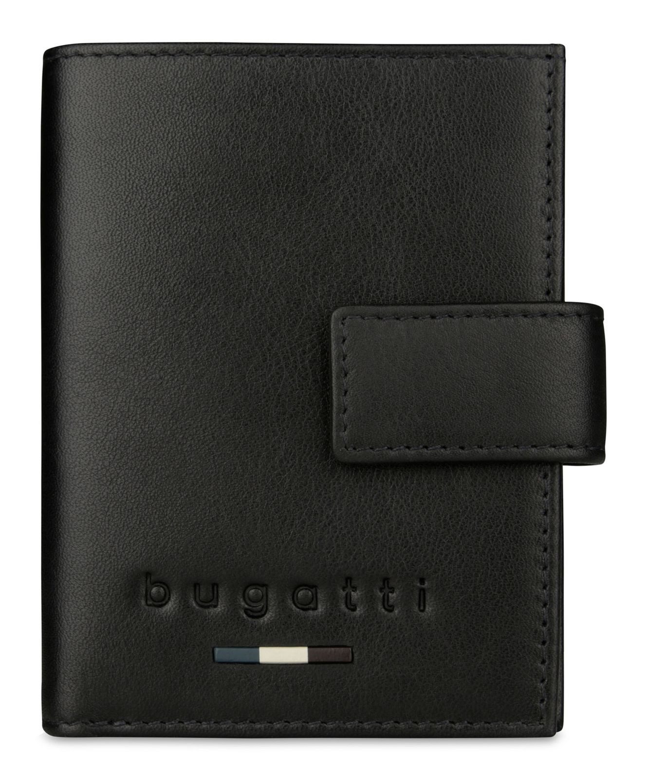 bugatti Kartenetui Card Case, aus echtem Rindsleder mit RFID-Blocker Schutz