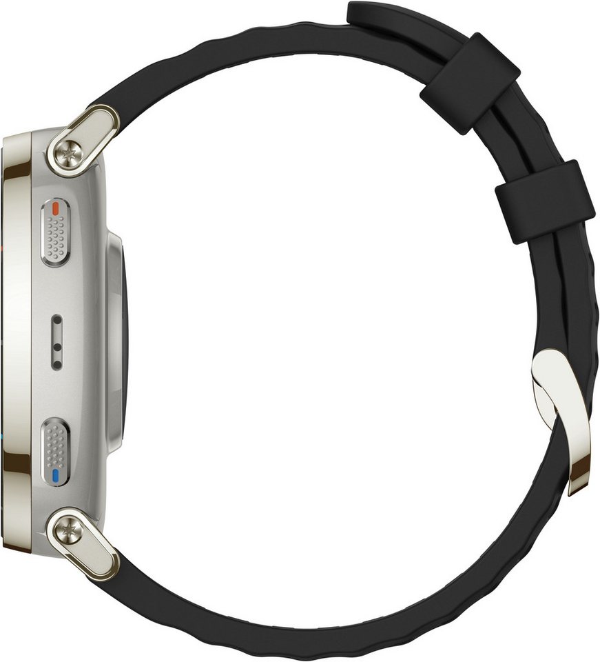 Amazfit Active 3 Premium Smartwatch (1,32 Zoll, Amazfit OS) silberfarben