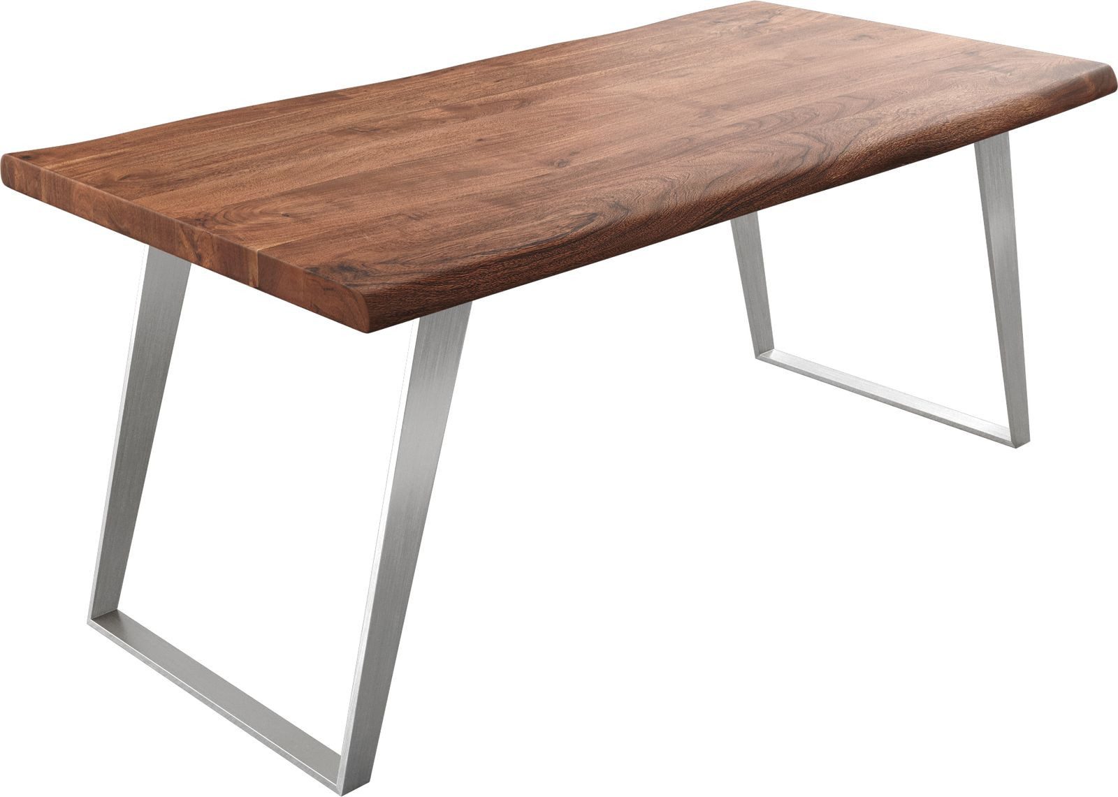 DELIFE Esstisch Edge, Akazie Braun 180x90 günstig online kaufen