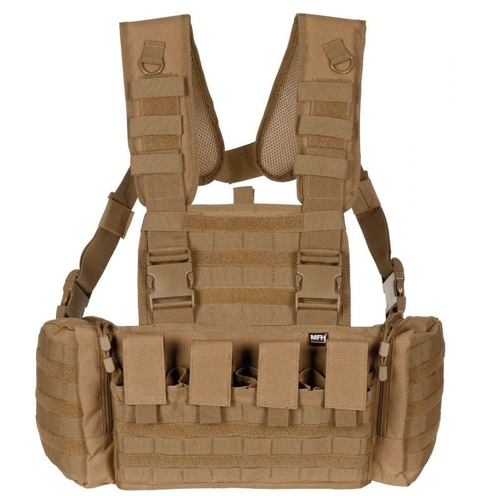 MFH Funktionsweste Chest Rig, Mission, coyote tan mit Modularsystem