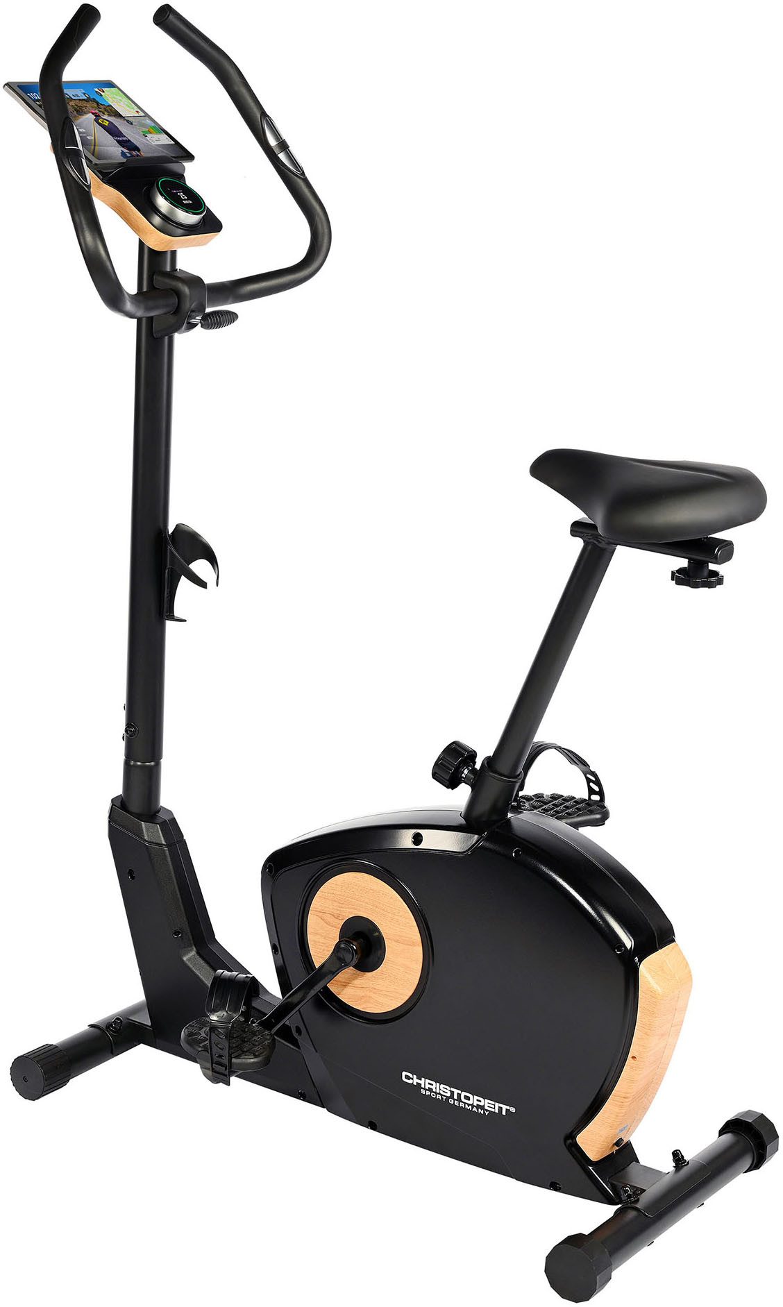 Christopeit Sport® Ergometer ET 3.1 (Kinomap kompatibel), 120 kg max. Benutzergewicht, Fahrrad, 32 Widerstandsstufen