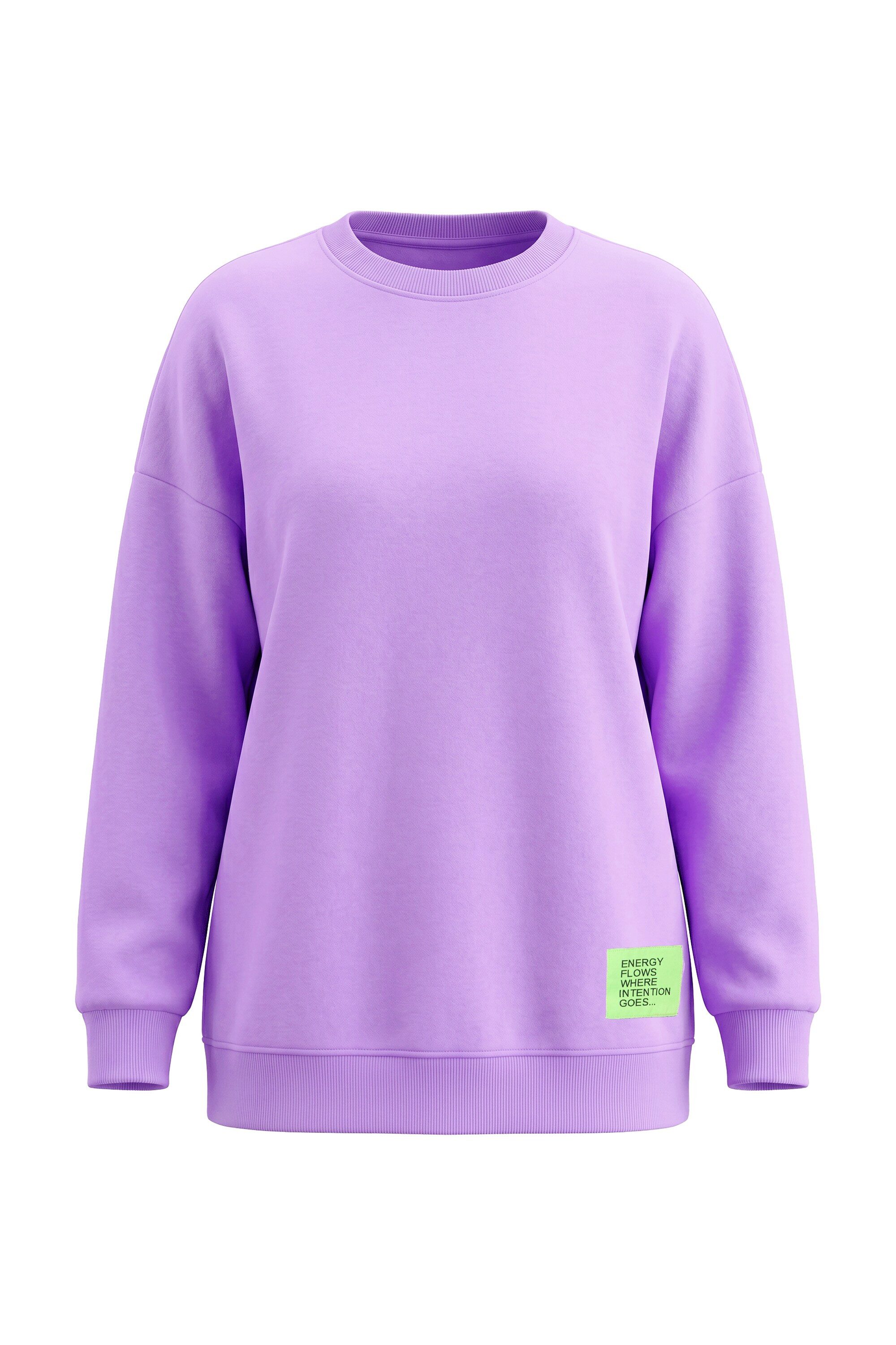 Studio Untold Sweatshirt Sweatshirt oversized Statement Patch Langarm