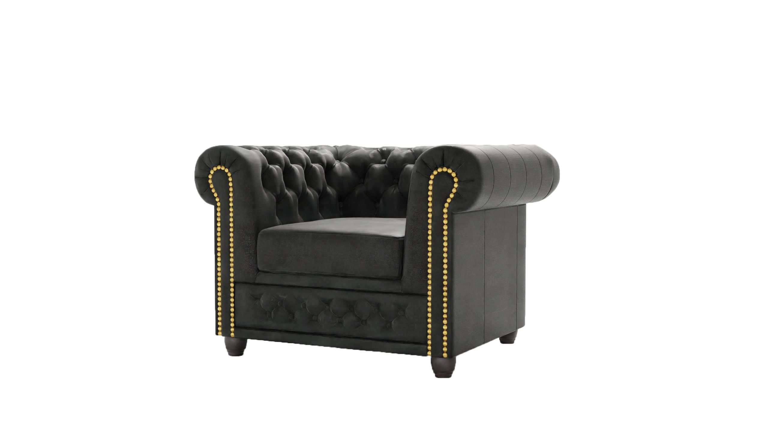 S-Style Möbel Chesterfield-Sessel Anton aus Vintage günstig online kaufen