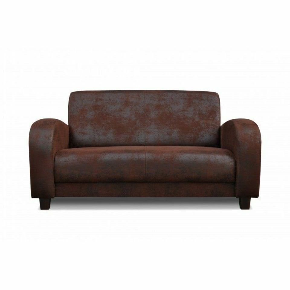 Möbel in Neu, JVmoebel Sofa Europe Luxus Brauner modernes Made Design 2-Sitzer Sofa Couch