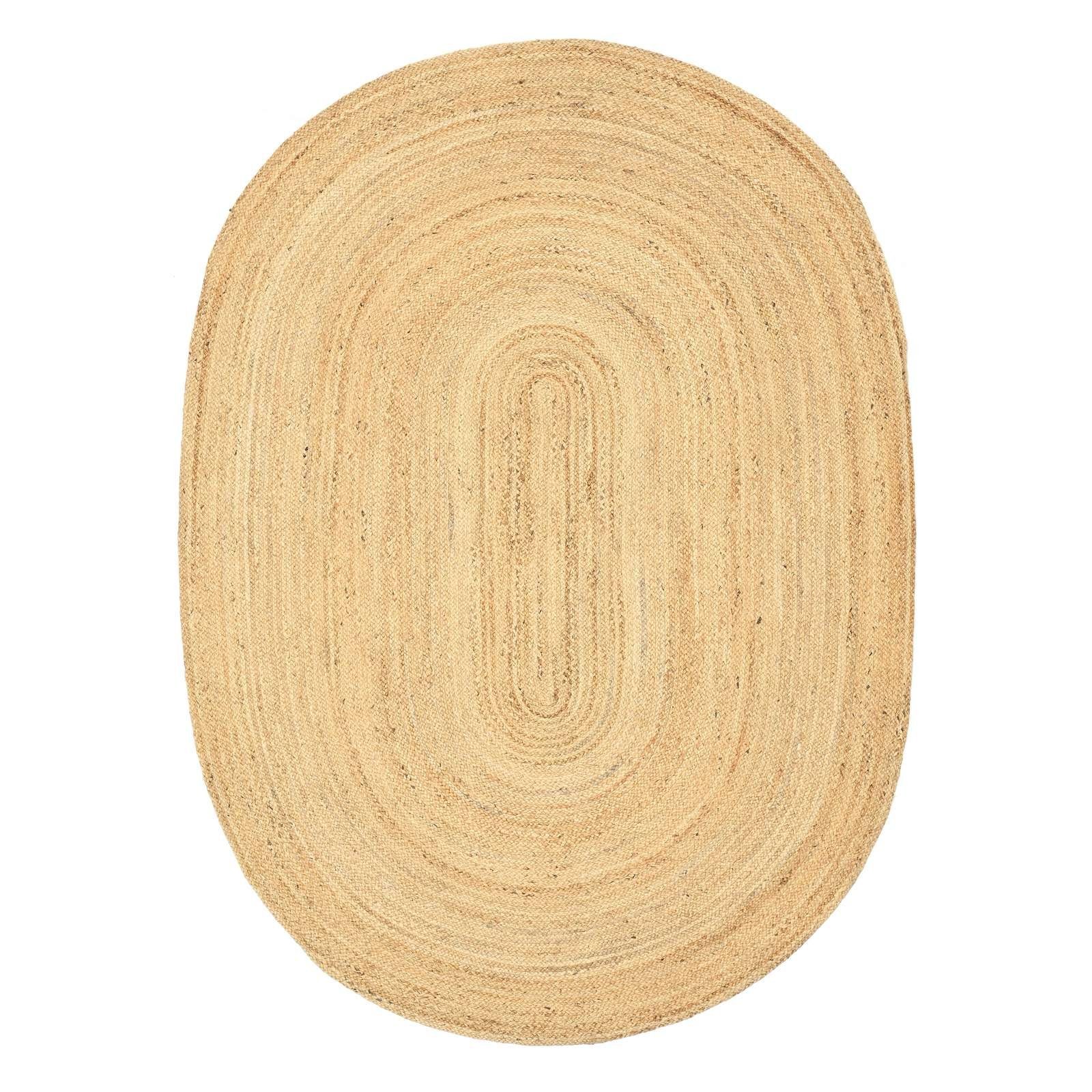 TaraCarpet Teppich Jute Teppich Mani natur günstig online kaufen