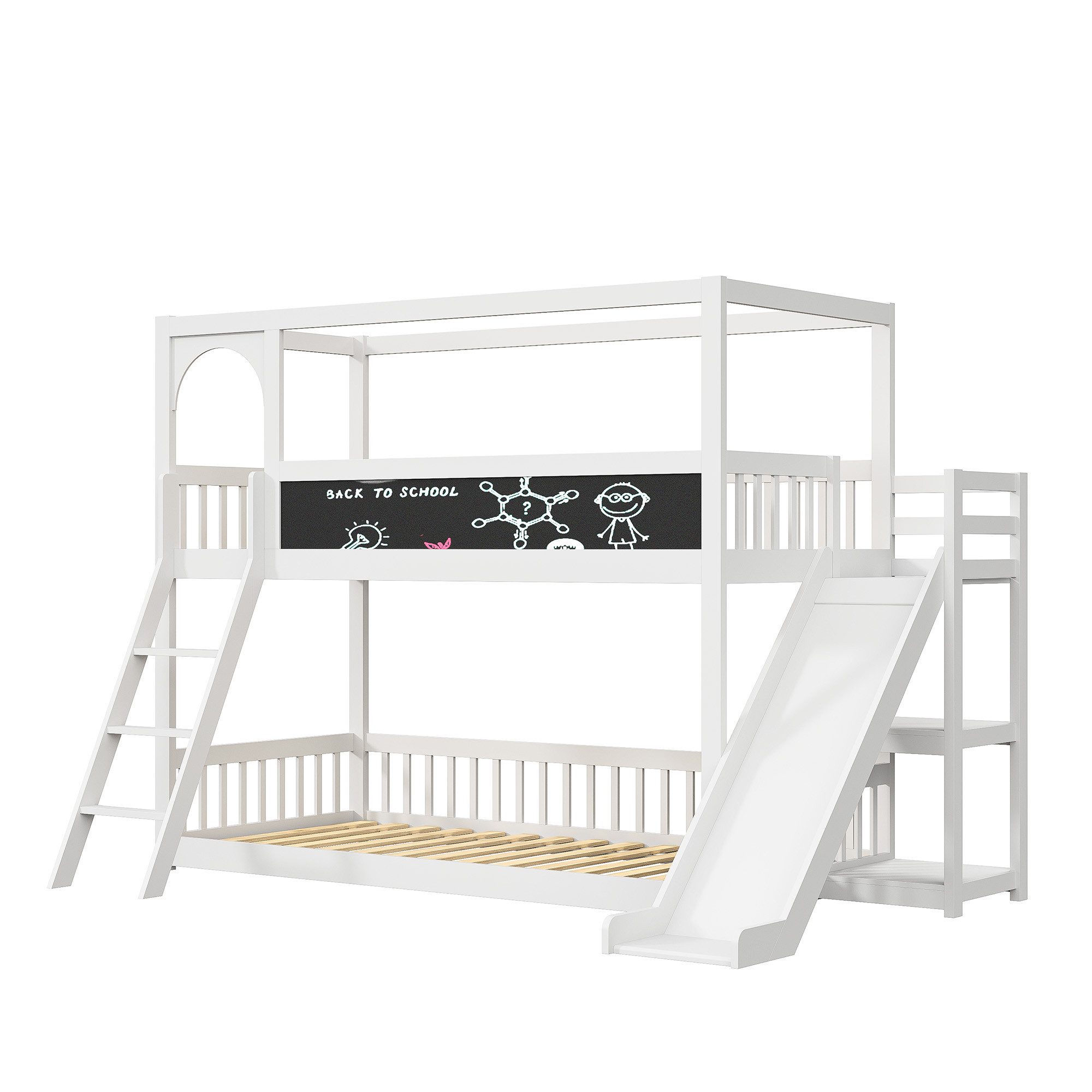 FUROKOY Kinderbett Kinderbett 90x200 cm, Bodenbett günstig online kaufen