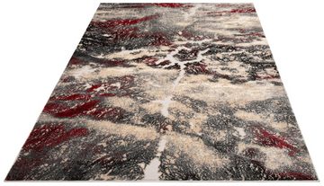 Teppich Dario, my home, rechteckig, Höhe: 12 mm, angenehme Haptik, modernes Marmor-Design, Wende - Teppich, weich