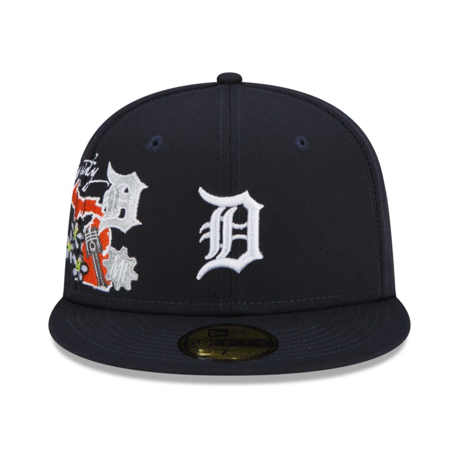 New Era Fitted Cap 59Fifty CLUSTER Tigers Detroit CITY