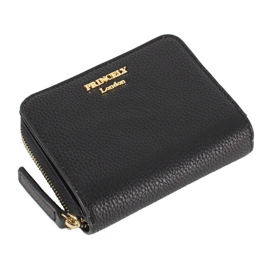 Princely London Geldbörse ANNA - Kompakte Damen-Geldbörse – mit Reißverschluss und Kartenfächern