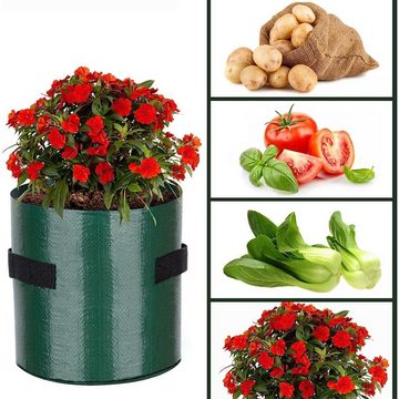 Dedom Pflanzkübel 2 pcs Blumentopf Pflanzen Tasche, Pflanzsäcke, Grow Bags, Pflanzgefäße, 45*35cm, Kartoffelsack, Anzuchtbeutel für Aussaatpflanzen