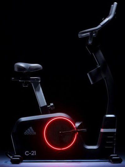 Ergometer C-21, adidas Performance LED-Beleuchtung mit