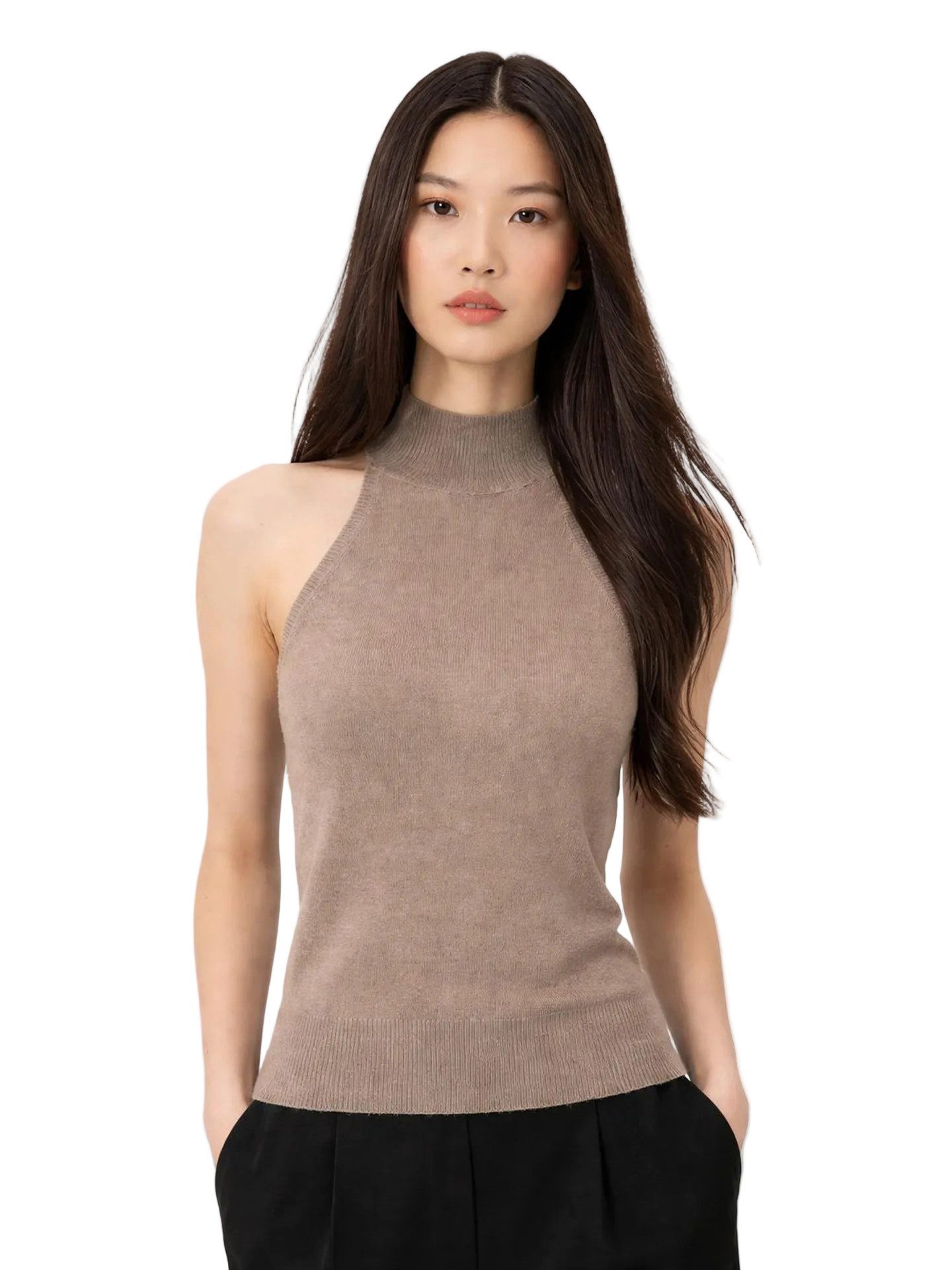 GOBI Cashmere Stricktop Rollkragen-Top aus Kaschmir