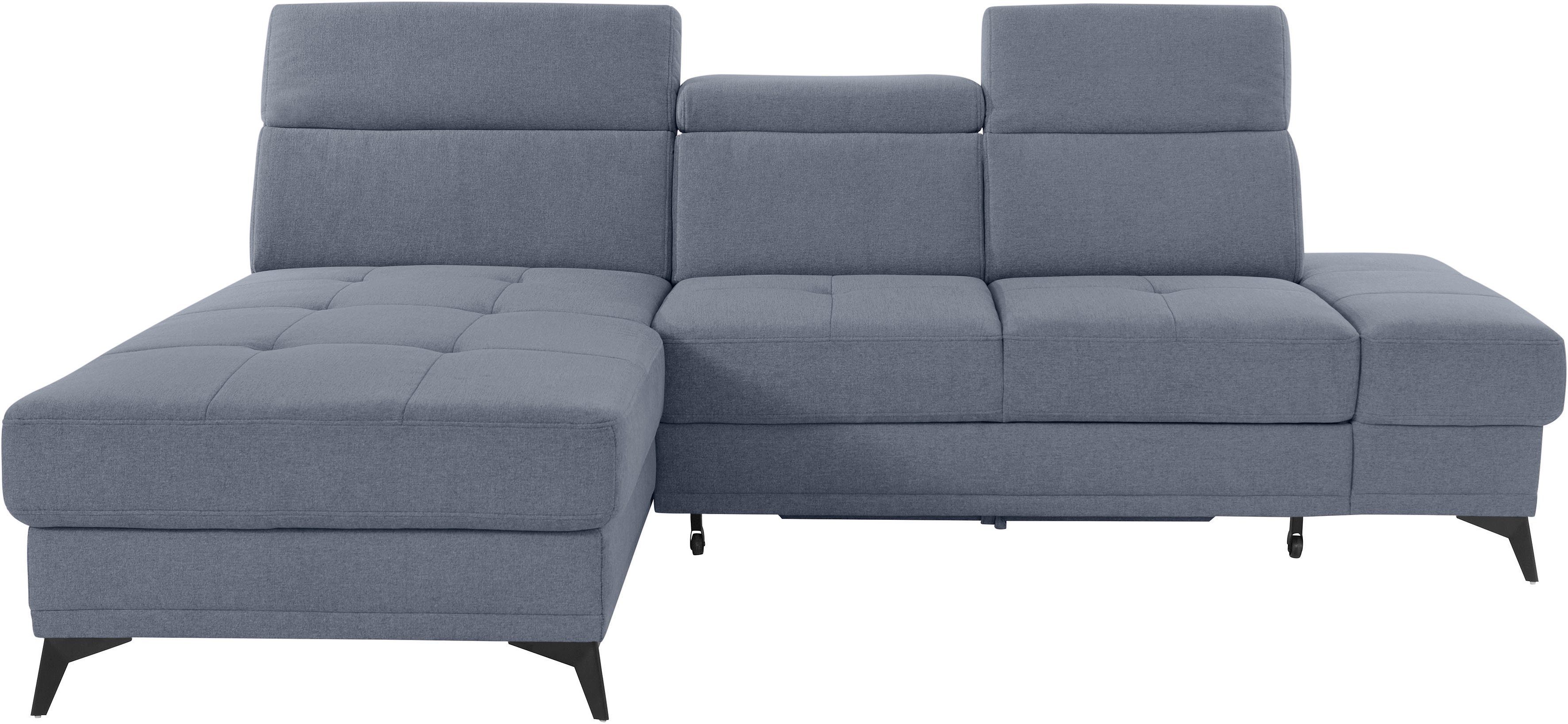 Home affaire Ecksofa Cardiz L-Form, inkl.Kopfteilverstellung und Federkern wahlweise mit Bettfunktion. Reduzierter Preis € 1.249,99. Unverbindliche Preisempfehlung € 2.169,00