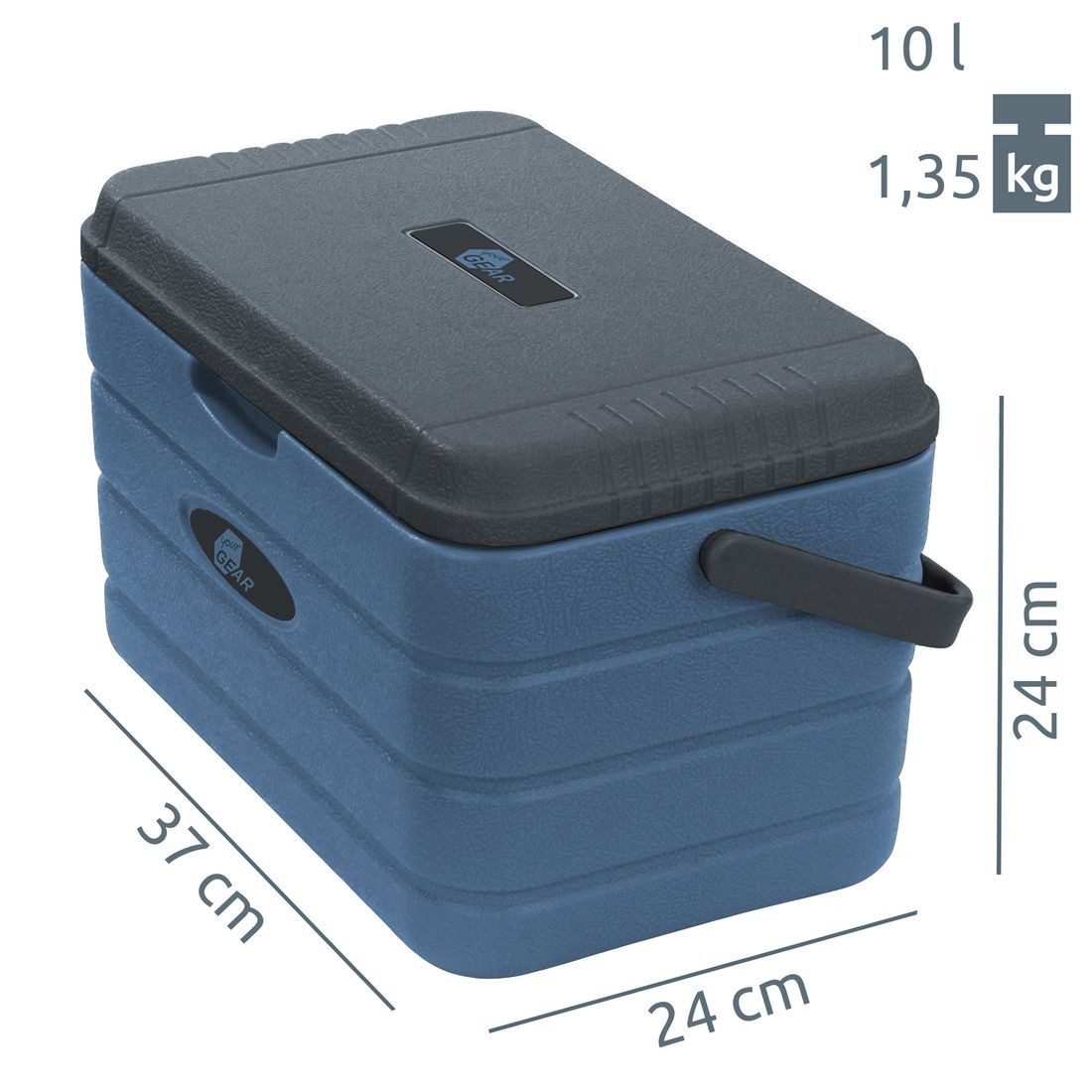 yourGEAR Kühlbox yourGEAR Coolah 10L passiv Kühlbox Kühlbehälter Thermo-Box Kühltasche