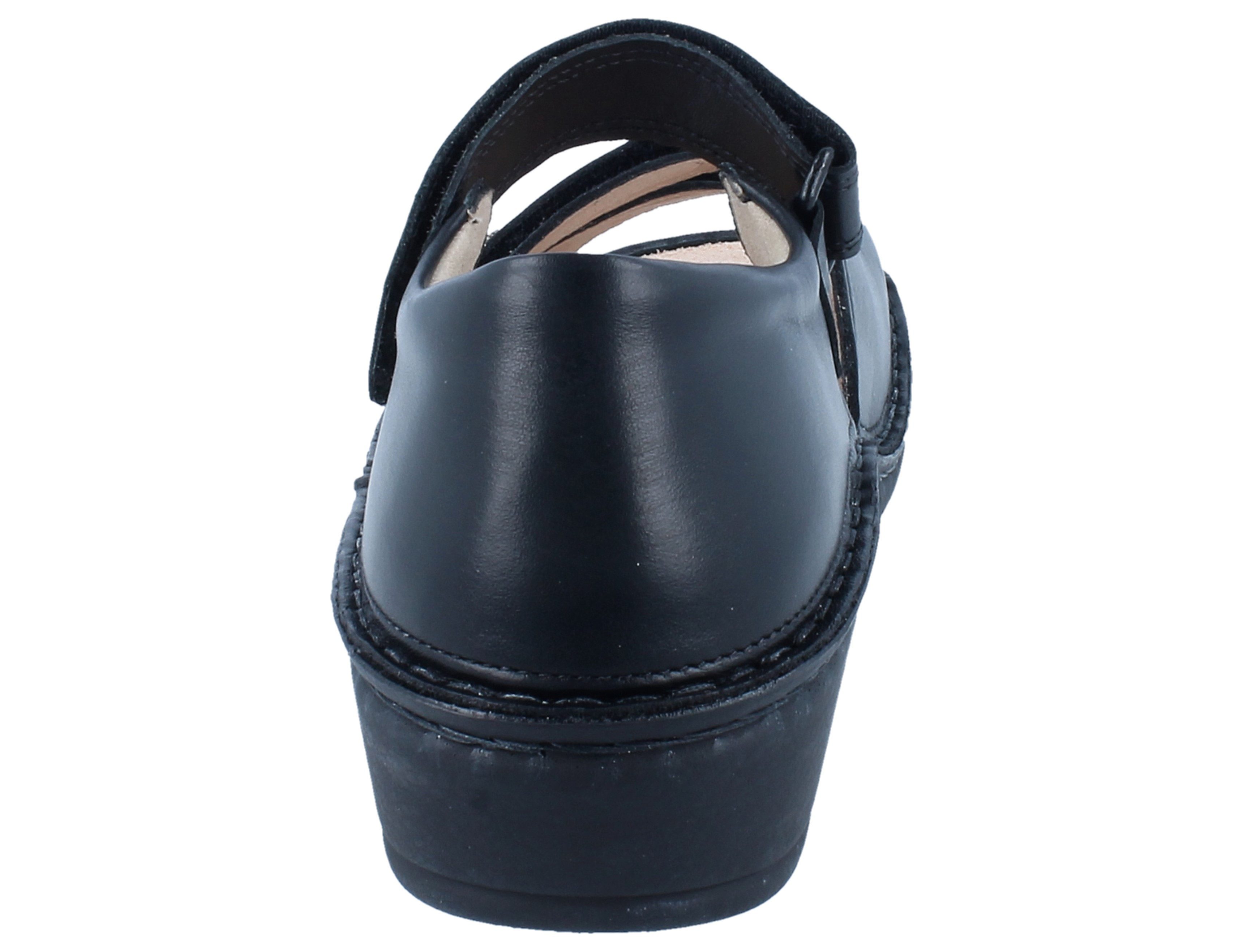 Finn Comfort FINN COMFORT Usedom Damen Sandale schwarz Glattleder - Größe: 35 Sandale Wechselfußbett