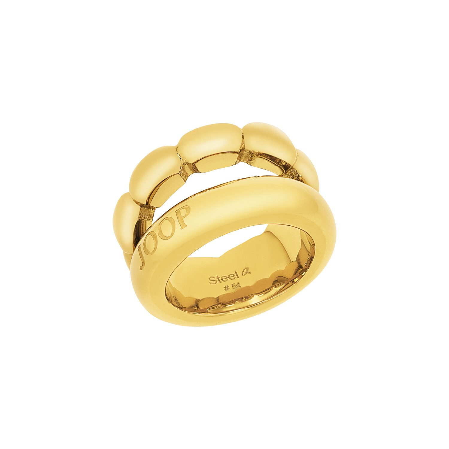 JOOP! Fingerring JOOP! Ring für Damen, Edelstahl (Ring, 1-tlg)