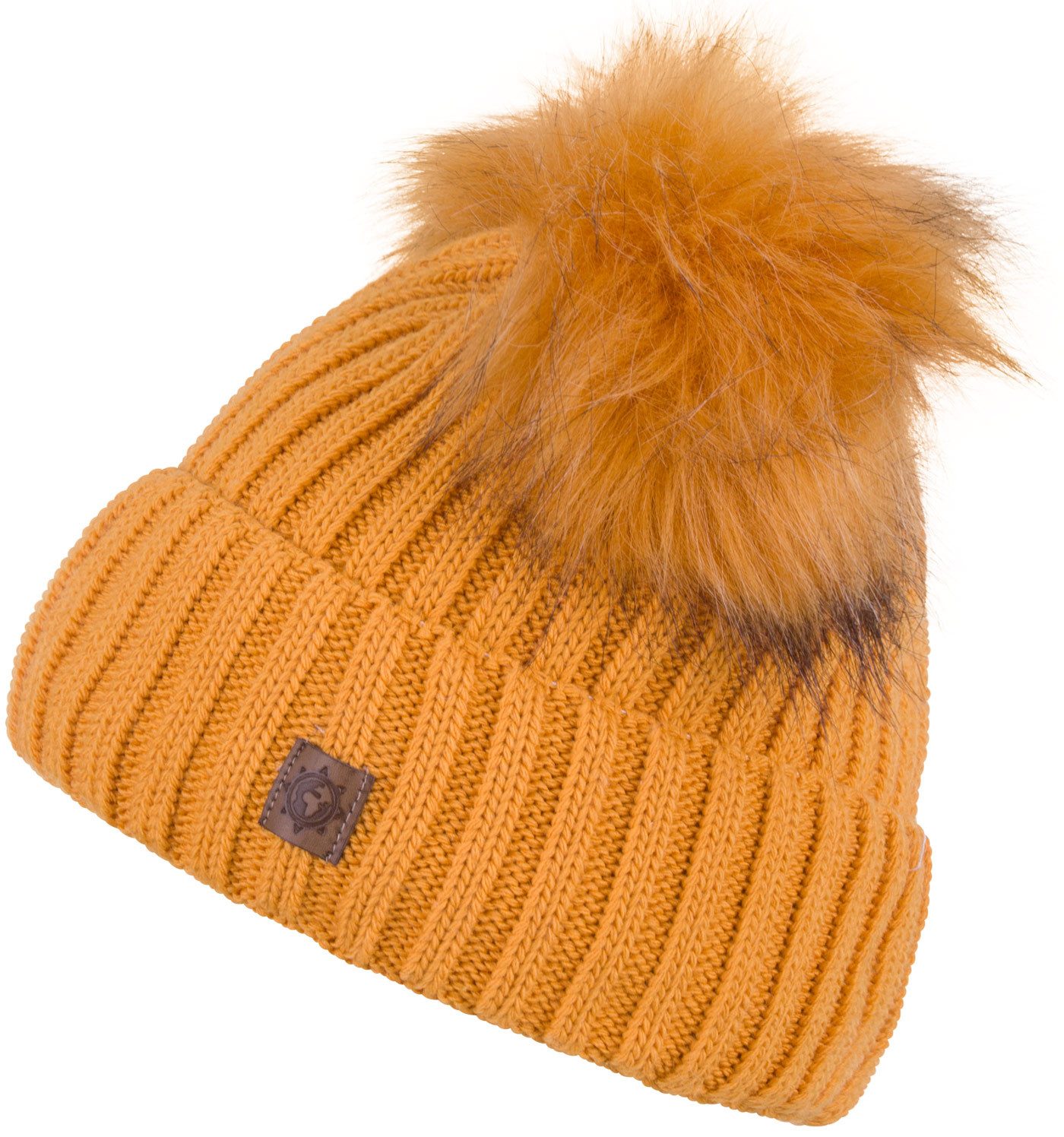 compagno Bommelmütze (1-St) Kindermütze Bommelmütze Wintermütze Beanie Mädchen Grobstrick