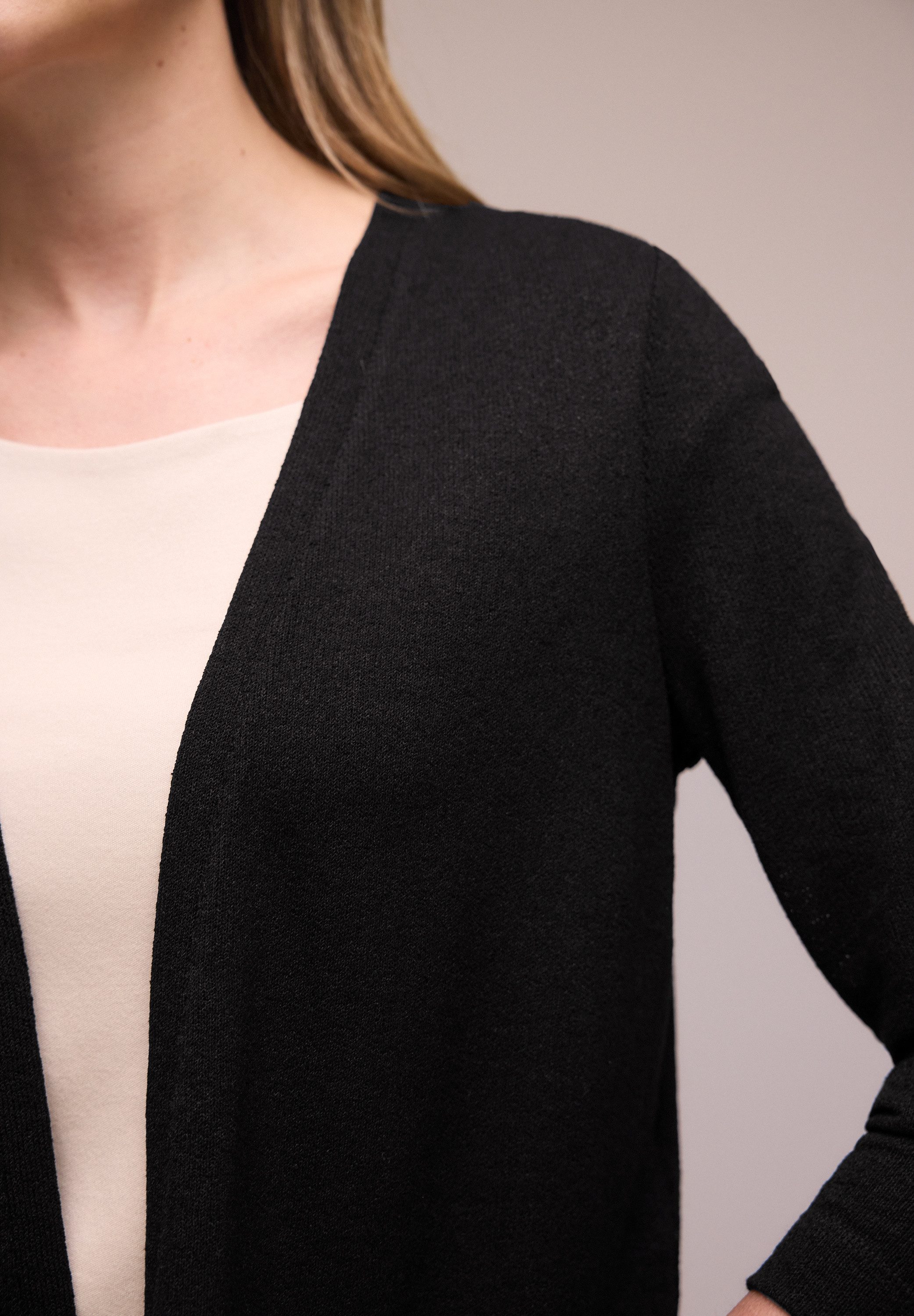 STREET ONE Strickjacke Style Nette in offener Passform