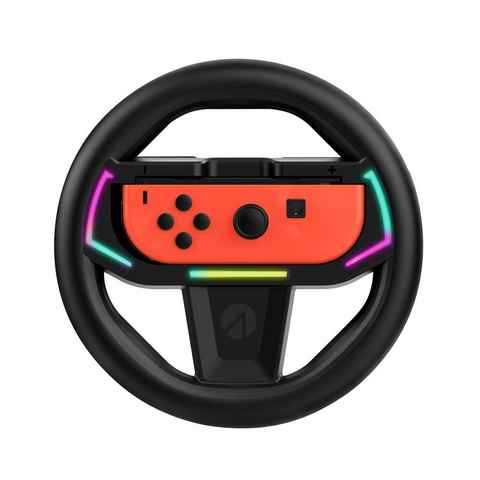 Stealth Joy-Con Racing Wheel Lenkrad mit LED Beleuchtung Lenkrad