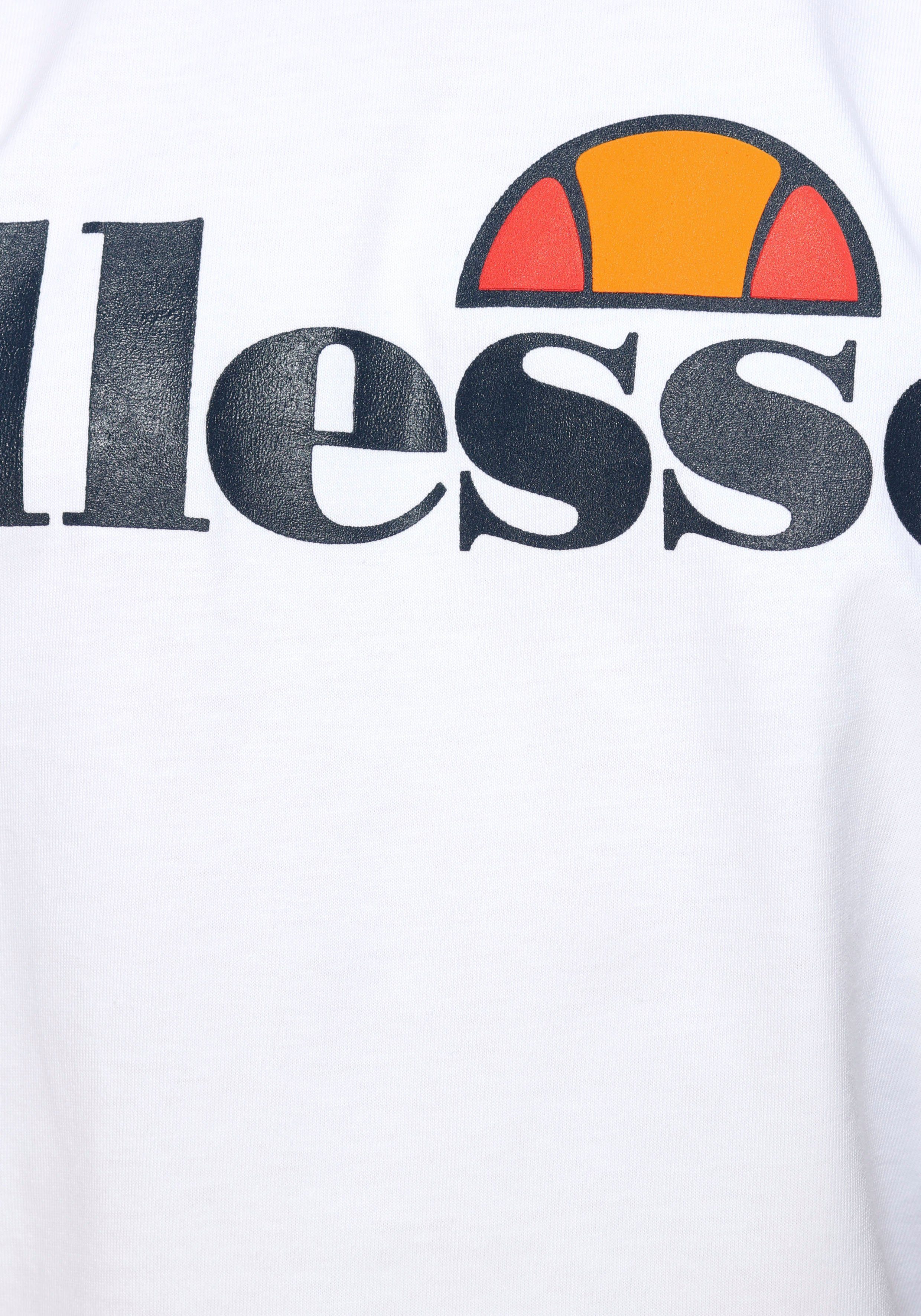 Ellesse T-Shirt JENA mit Rundhalsausschnitt, po-bedeckende Länge, aus Baumwolle – Bild 4 von 5