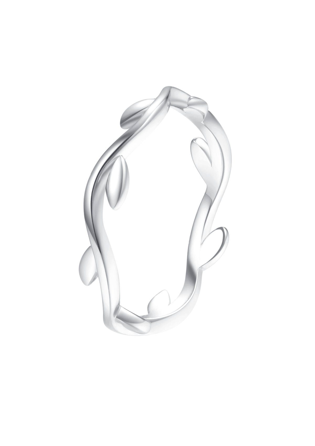 Hey Happiness Fingerring Lorbeer Blatt Wickelring, filigraner Stapelring, D günstig online kaufen