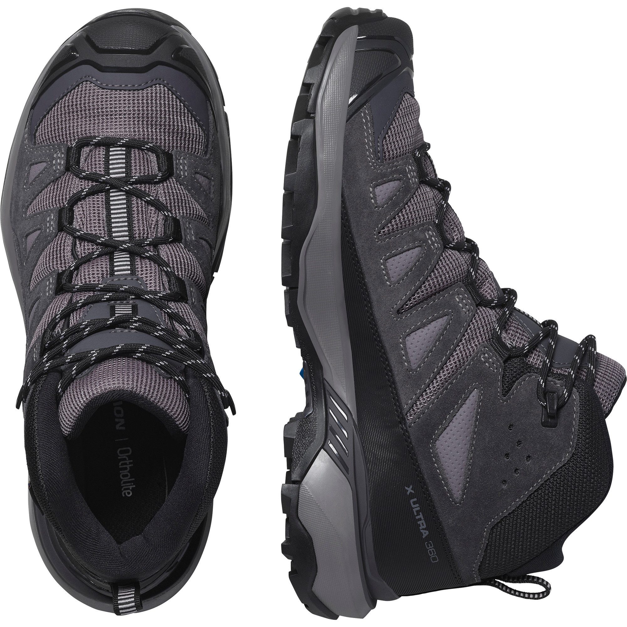 Salomon X ULTRA 360 LEATHER MID GORE-TEX Wanderschuh wasserdicht – Bild 4 von 5