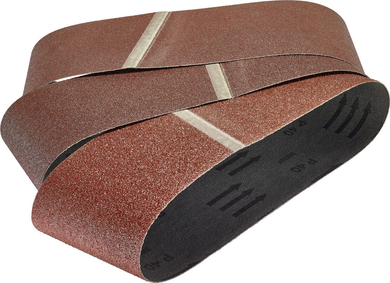 Wolfcraft Bandschleifer Wolfcraft Schleifbänder K40 80 120 76 x 457 mm