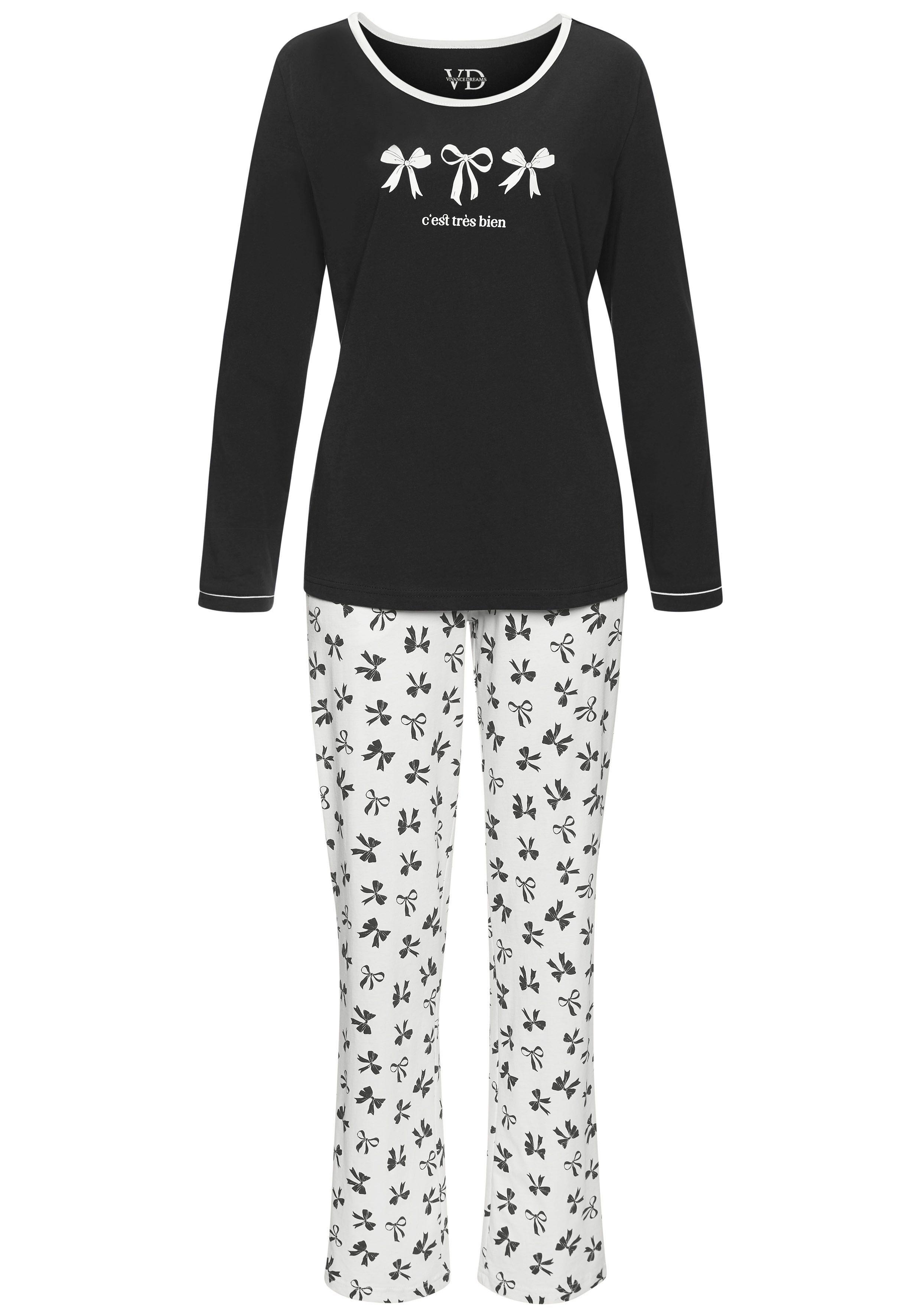 Vivance Dreams Pyjama (Set, 2 tlg) günstig online kaufen