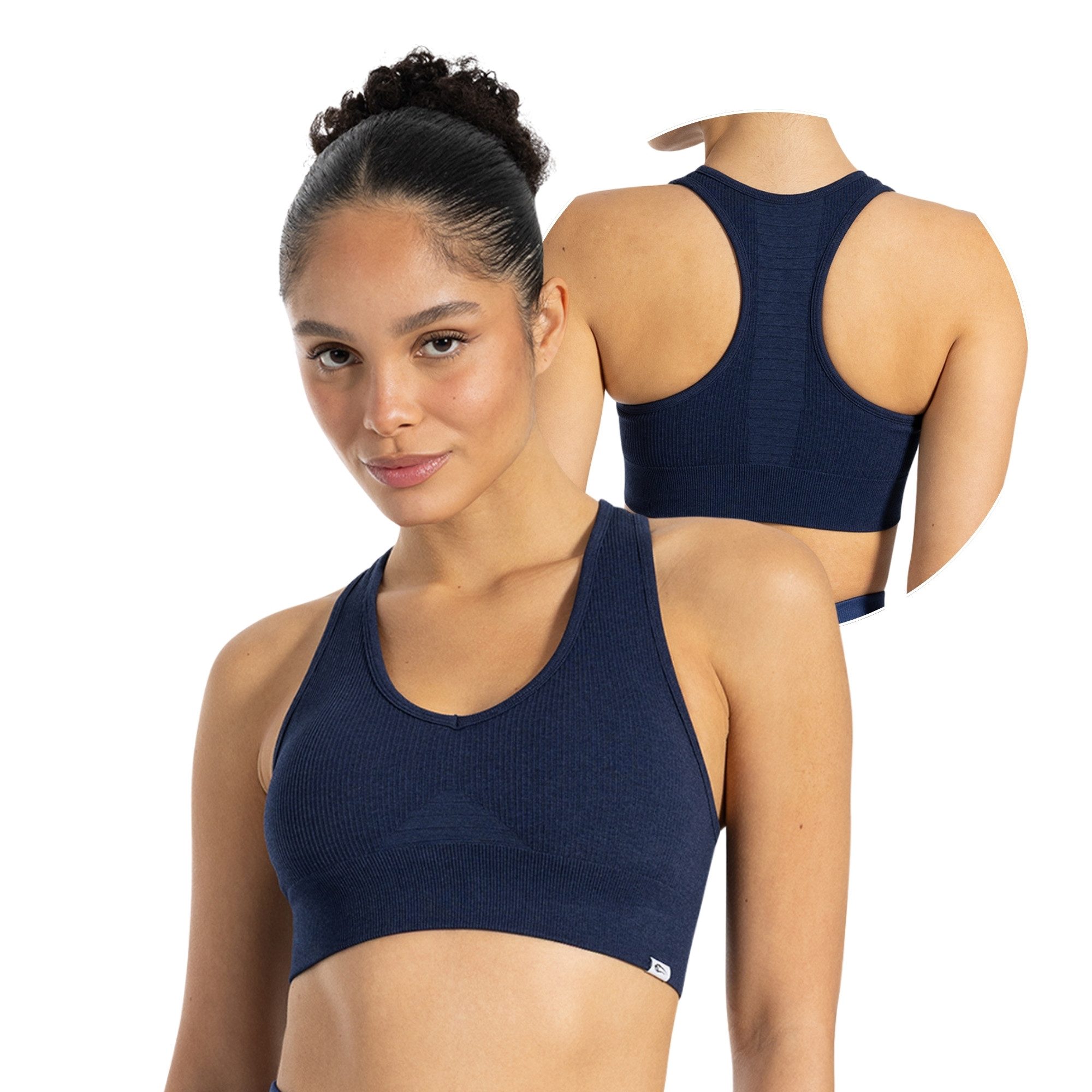 Smilodox Sport-BH Amaze Pro, Seamless Sport Bra Gerippter Stoff Fitness Yog günstig online kaufen