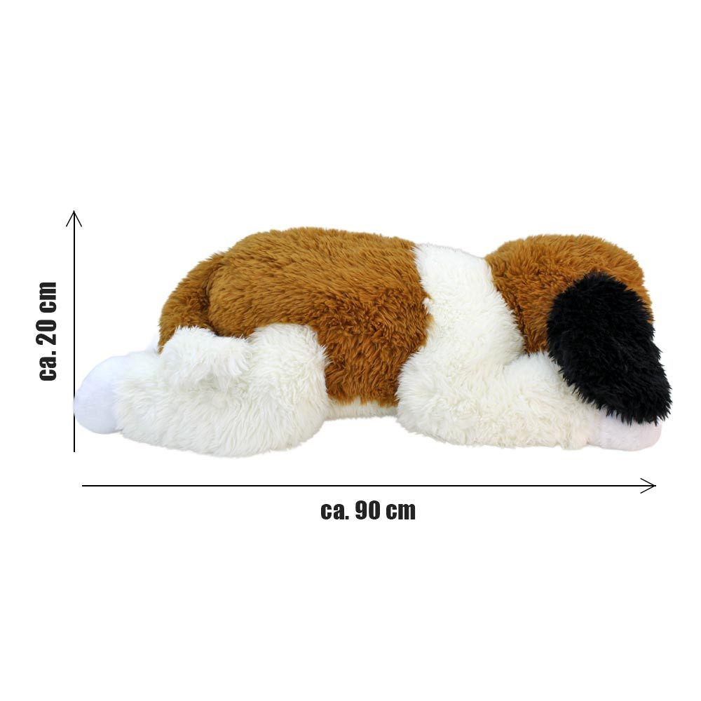 PMS Kuscheltier Hund Kuscheltier XXL liegend - ca. 100 cm (1-St)