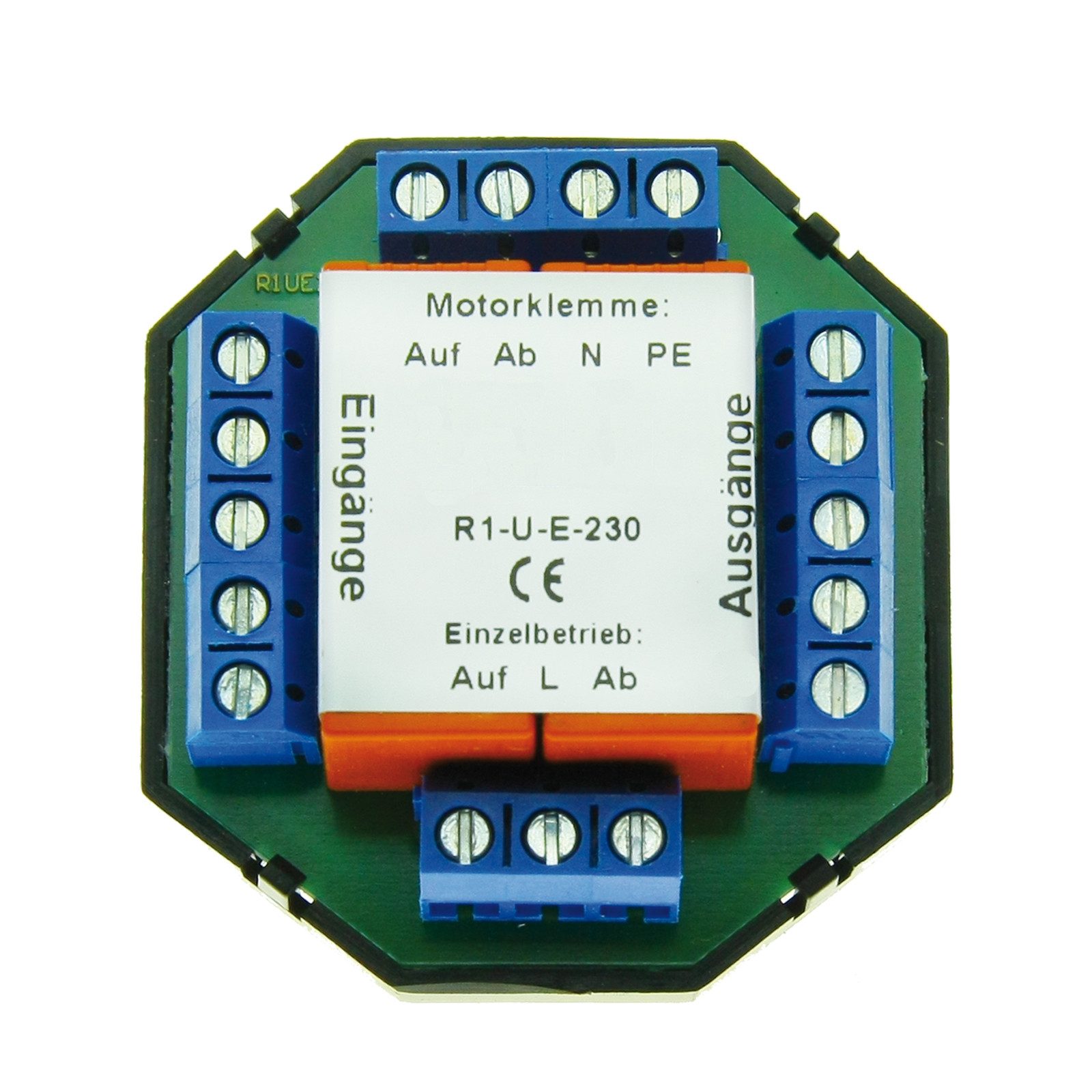 Nobily Rollladen-Trennrelais Systemrelais R1-U-E-230, für mechanische Motoren