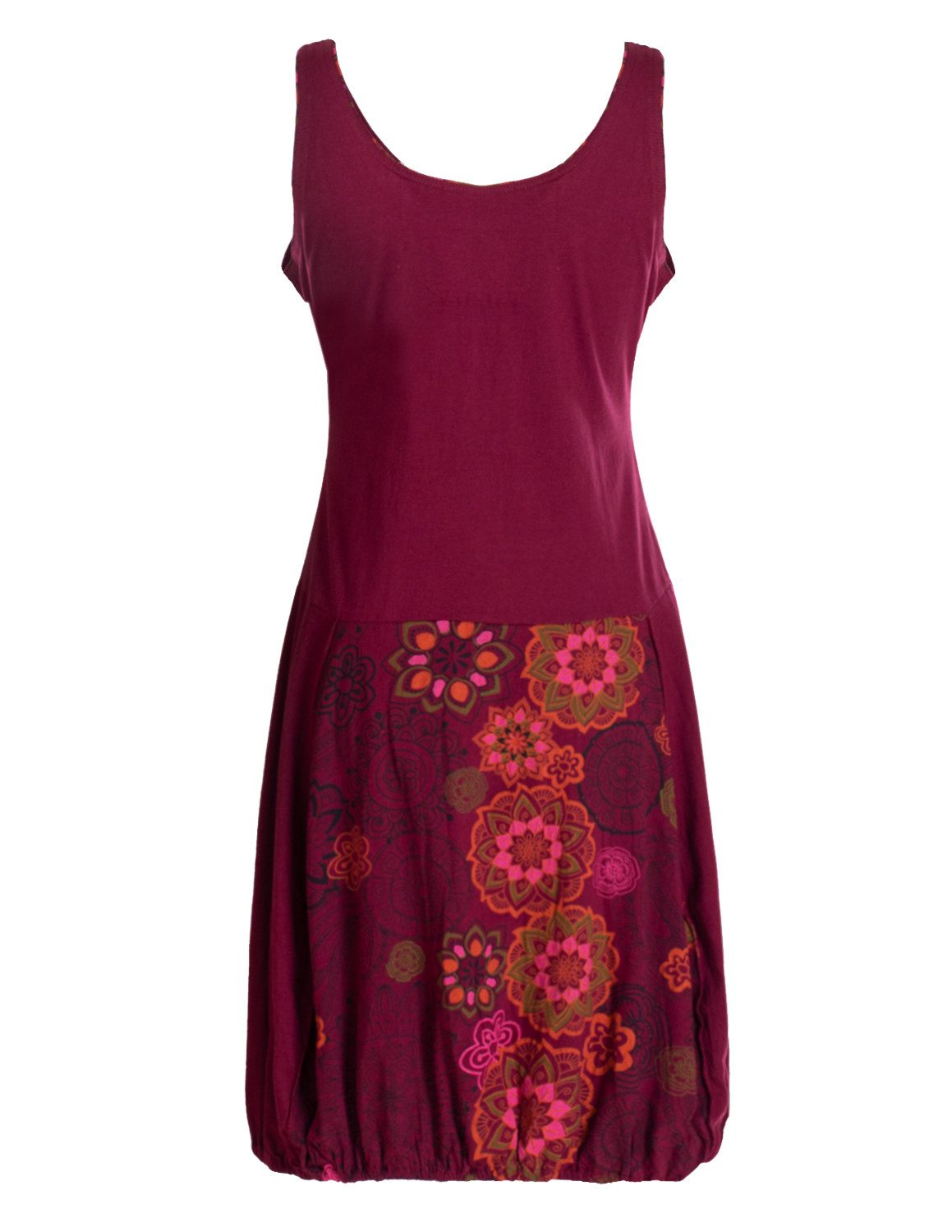 Vishes Ballonkleid Damen Kleid Baumwolle geblümt günstig online kaufen