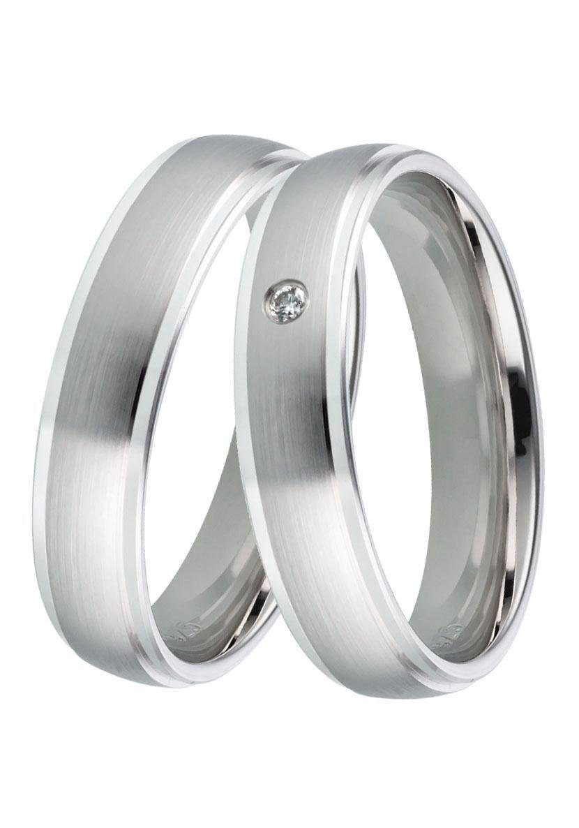 DOOSTI Trauring Schmuck Geschenk Silber 925 Trauring Ehering Partnerring LI günstig online kaufen