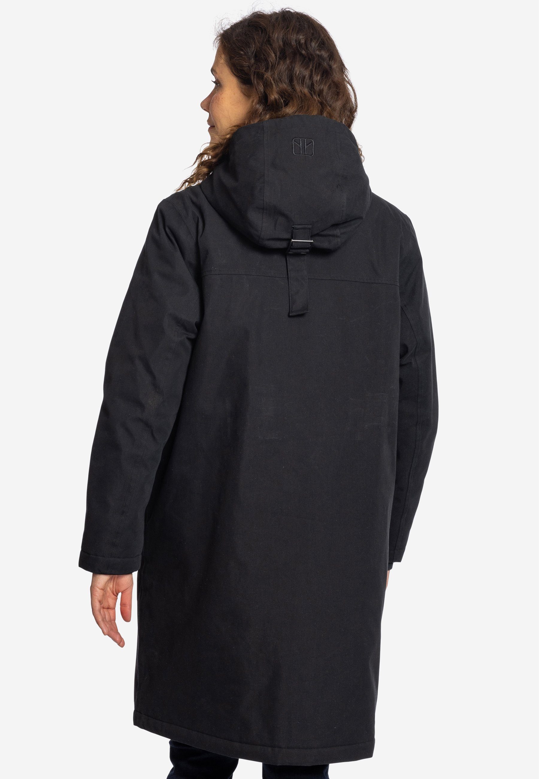 Winterjacke viele wasserdicht warm Oversized, Elkline black Taschen Hardcover