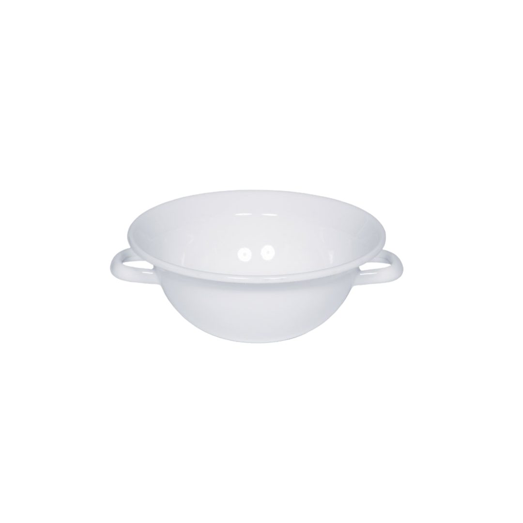 Riess Schüssel Classic Weiss Miniweitling 0,50 l, Emaille