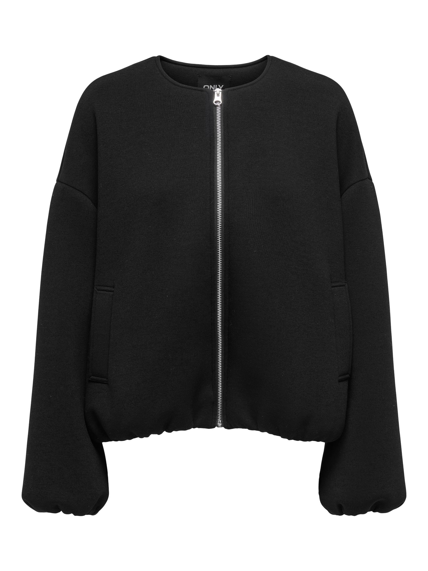 ONLY Blouson Reißverschluss-Detail mit elastischem Saum günstig online kaufen
