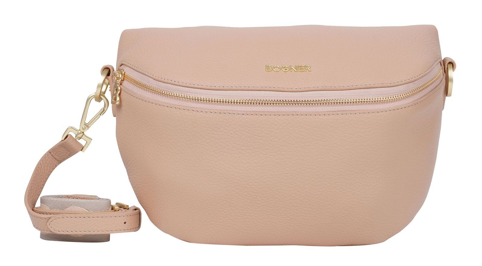 BOGNER Schultertasche Sina Shoulderbag, aus echtem Leder
