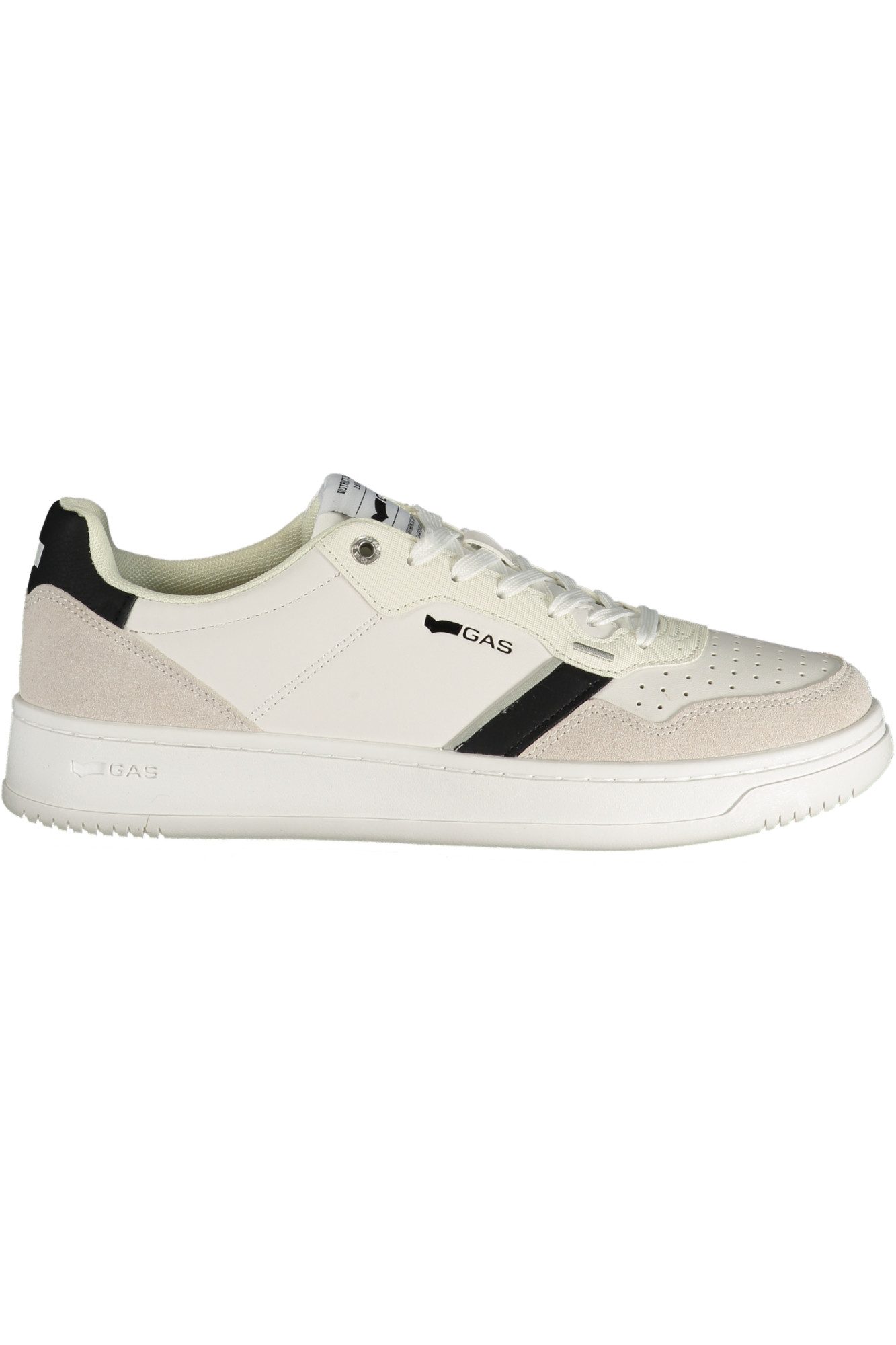 GAS Sneaker Weißer Herren-Sportschuh mit kontrastierenden