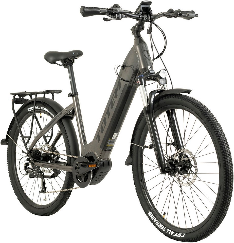 Thumbnail - TOTEM E-Bike Trekkingrad DLT-40, 9 Gang Shimano Altus Schaltwerk, Kettenschaltung, Mittelmotor, 720 Wh, Pedelec, Elektro...