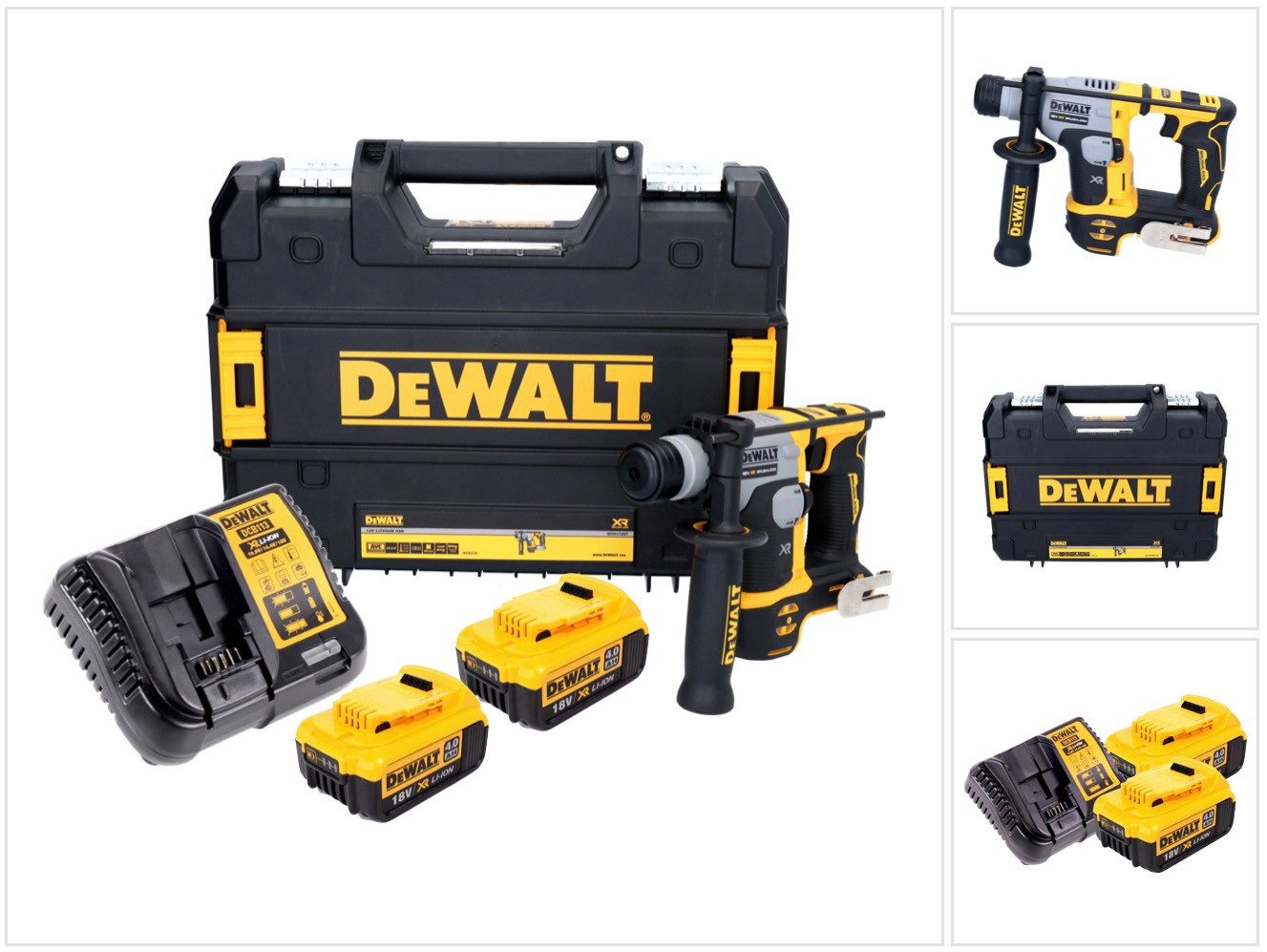 DeWalt Akku-Bohrhammer DCH 172 M2 Akku Bohrhammer 18 V 16 mm 1,4 Joule SDS plus Brushless +
