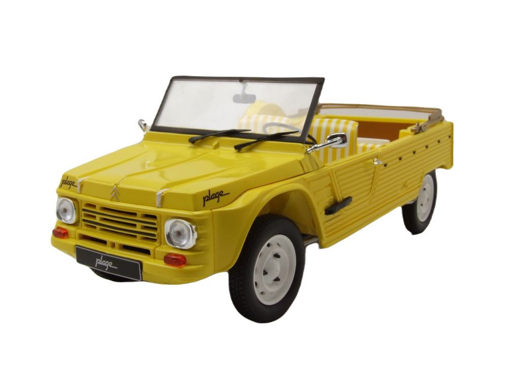 Norev Modellauto Citroen Mehari 1983 gelb, Maßstab 1:18