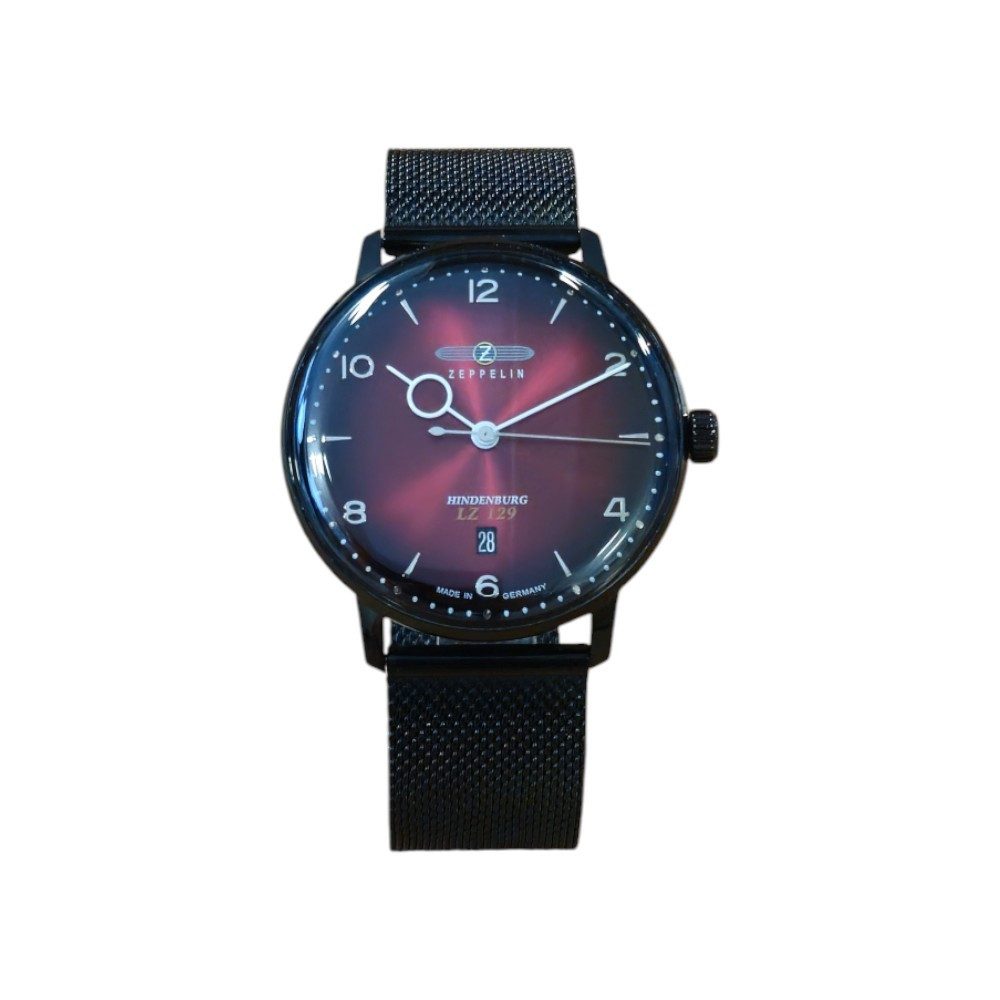 ZEPPELIN Quarzuhr Zeppelin 8048-1 8048-1, Junkers G38 Series, 42mm Quartz GMT Dual Time Watch 6984M-2