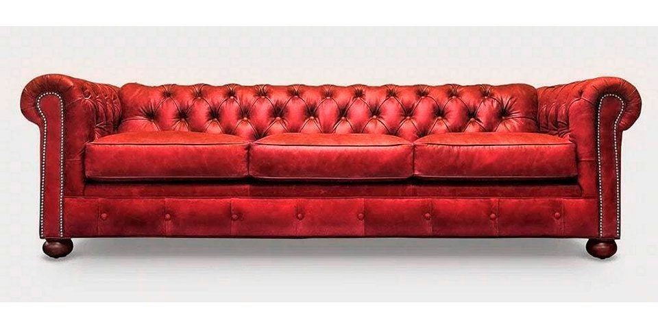 JVmoebel Chesterfield-Sofa, Chesterfield 3+2+1 Sitzer Garnitur Sofa Couch