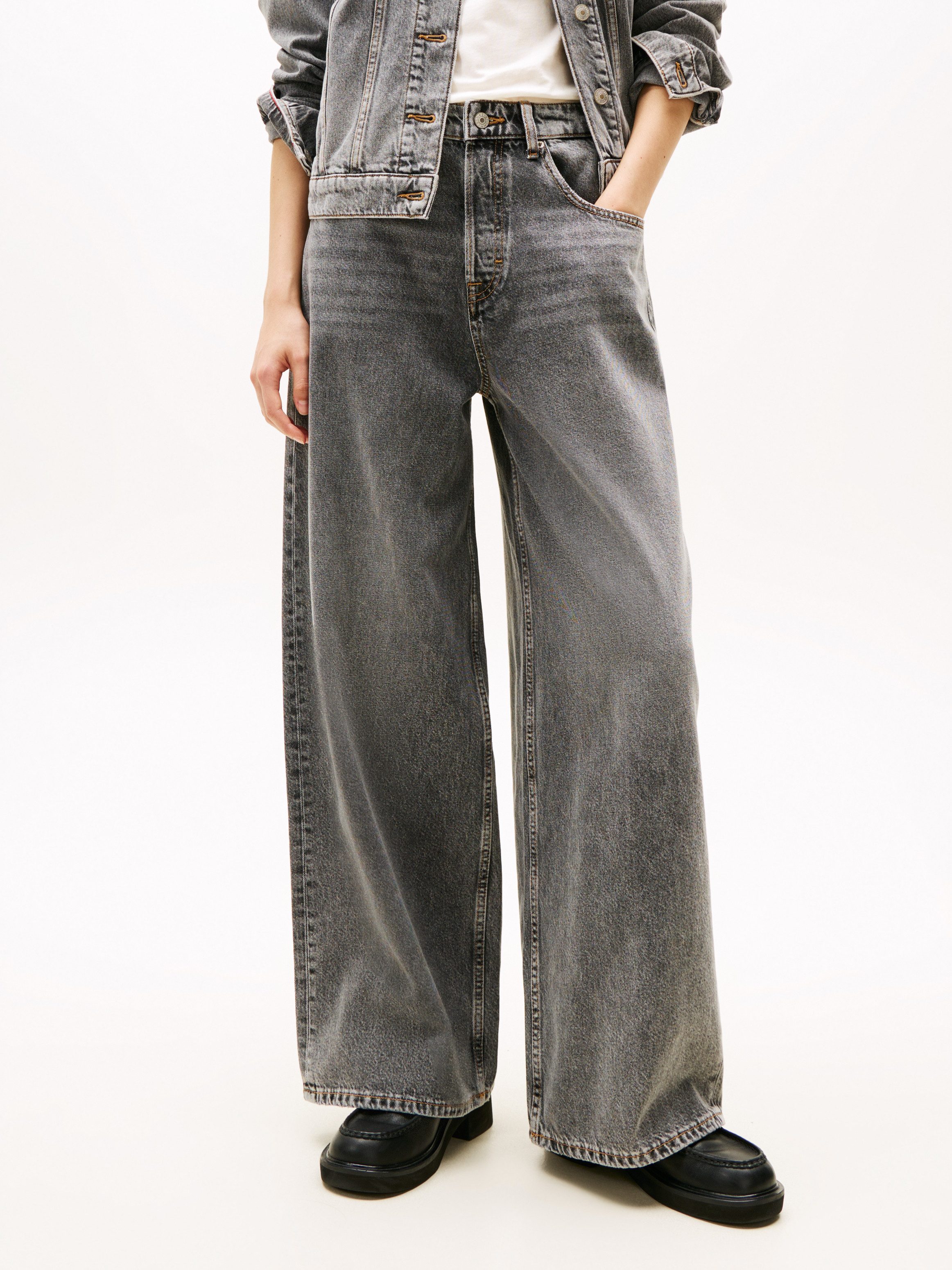 Tommy Jeans Loose-fit-Jeans CHARLIE MR LOOSE WIDE RWB DI6078
