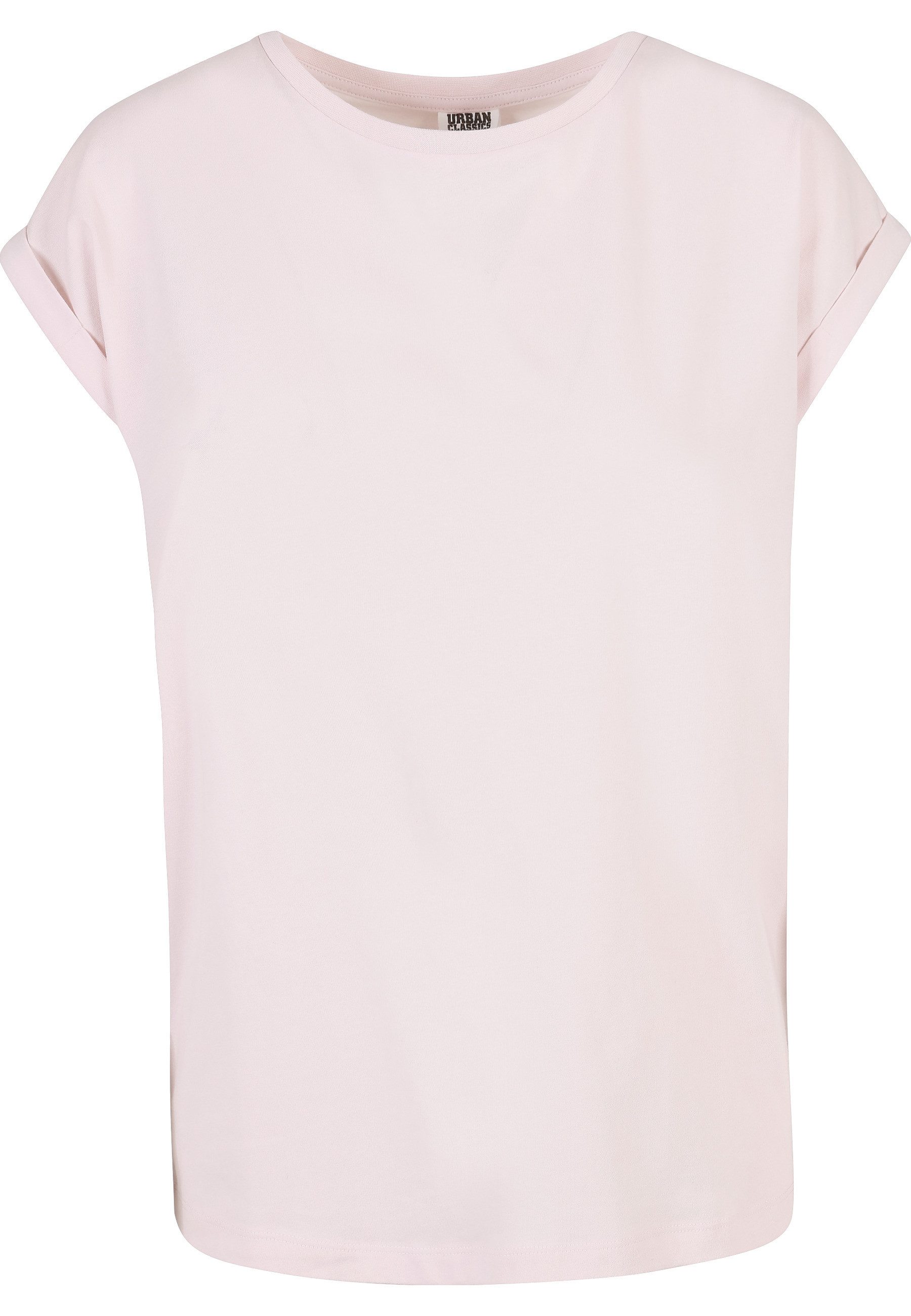 Kurzarmshirt Urban Classics Damen Ladies Organic Extended Shoulder Tee